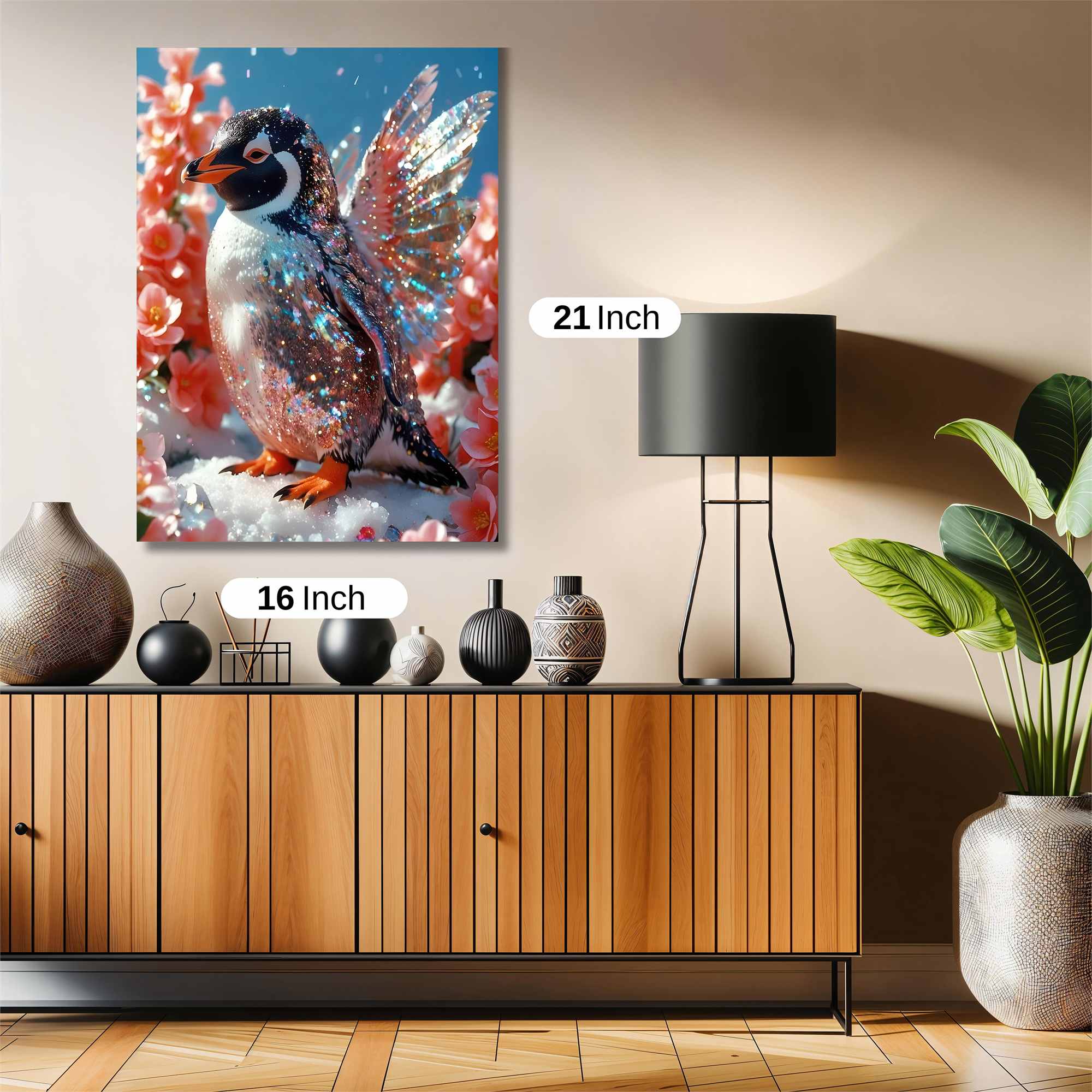Penguin Whimsy Safe Wall Magnetic / M
