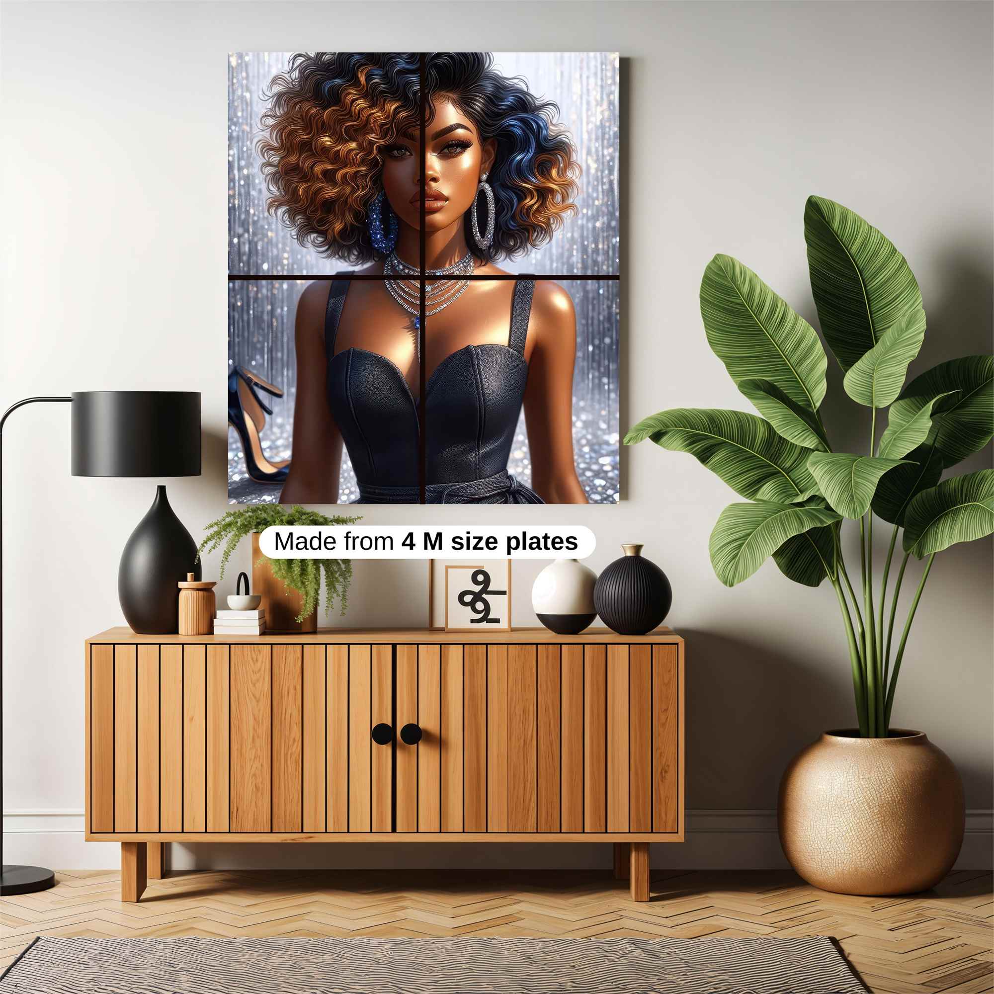 Luxe Diva Safe Wall Magnetic / M