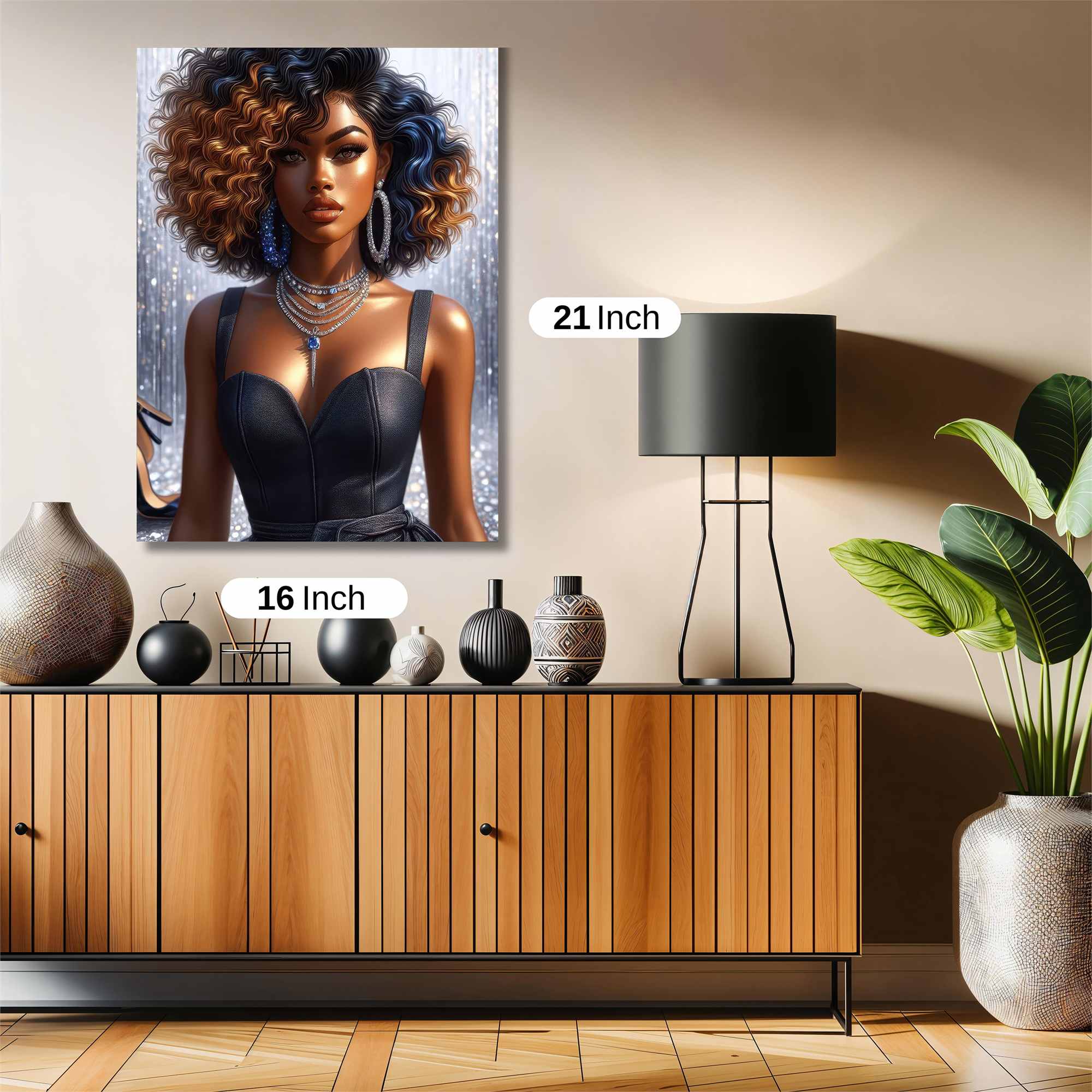 Luxe Diva Safe Wall Magnetic / M