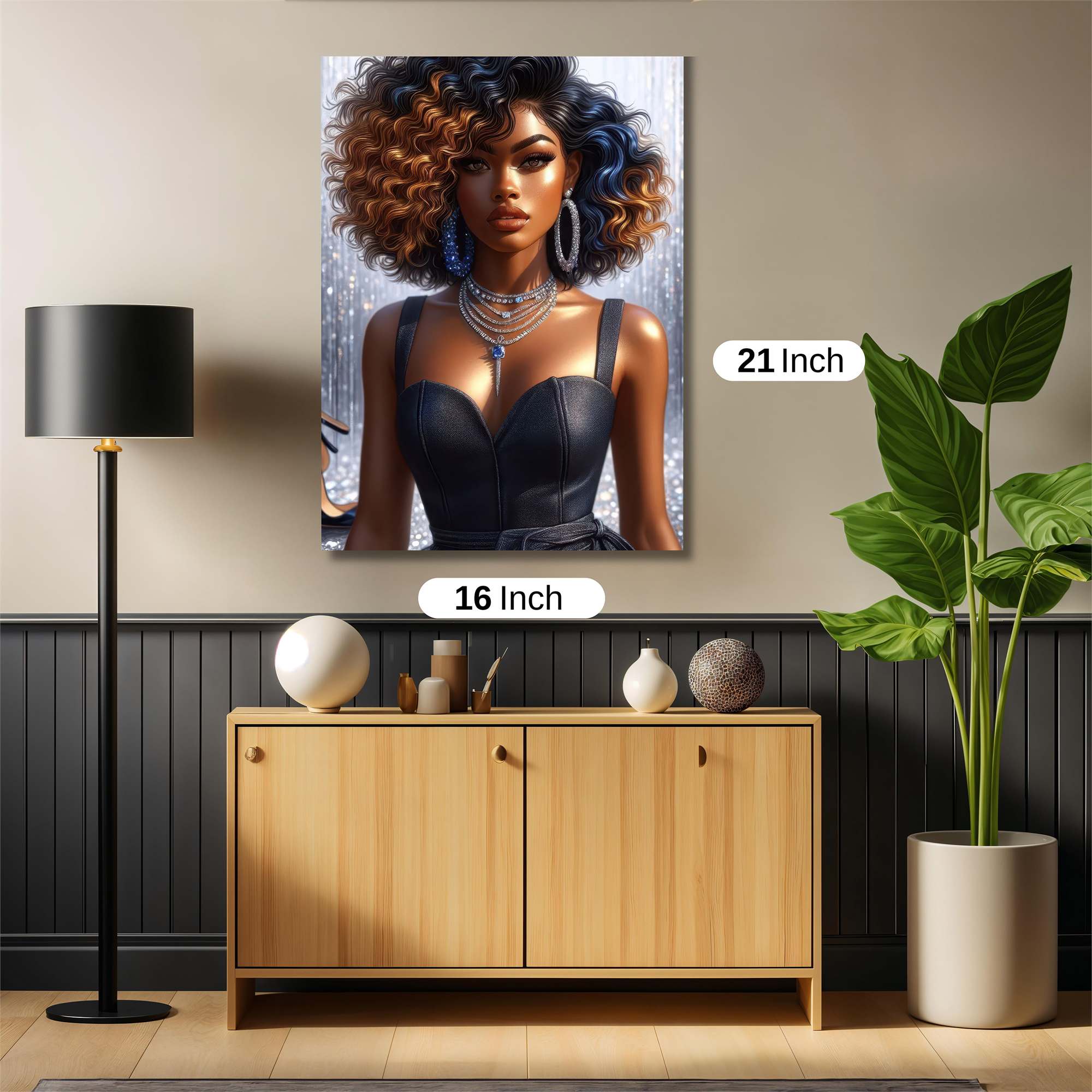 Luxe Diva Safe Wall Magnetic / M