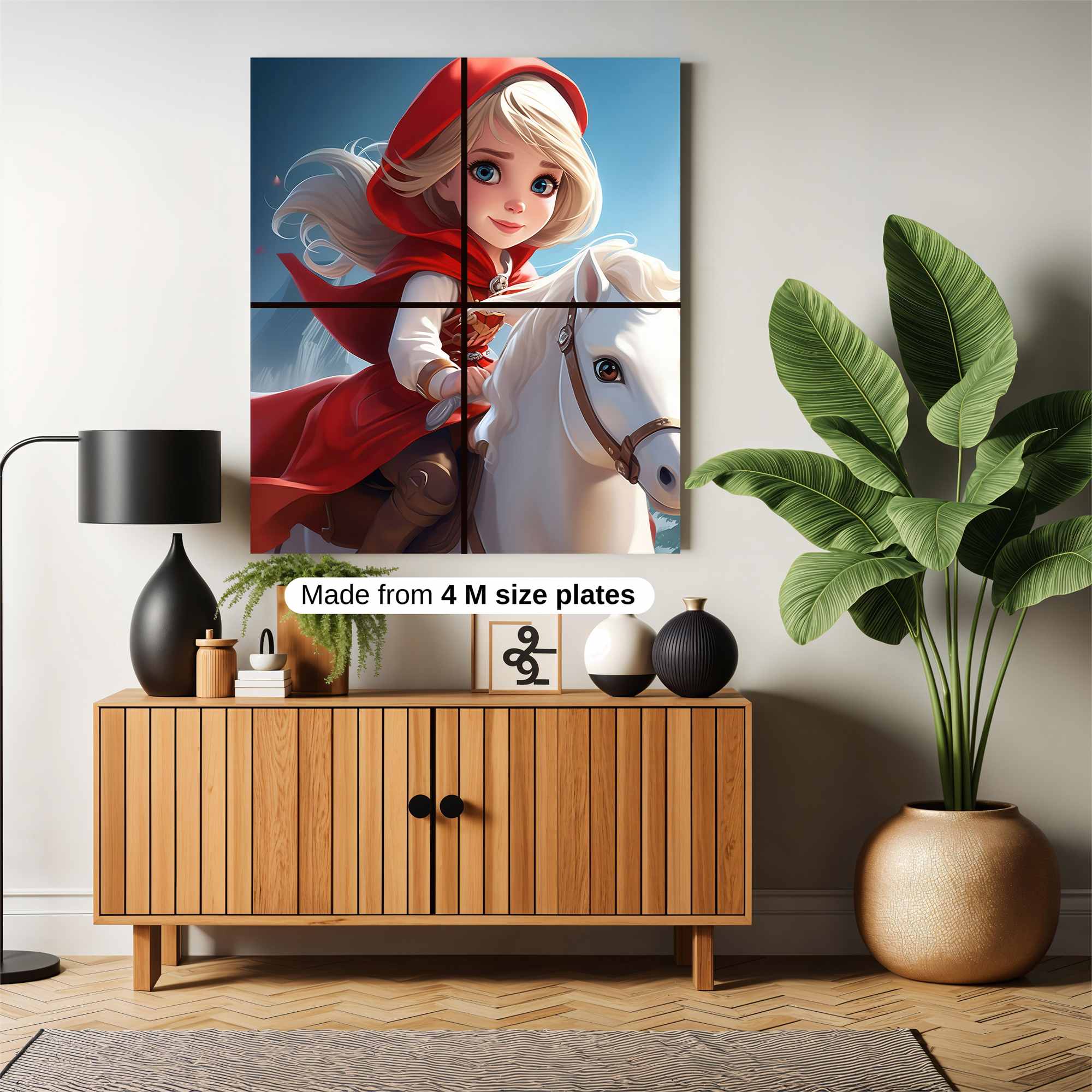 Red Riding Safe Wall Magnetic / M