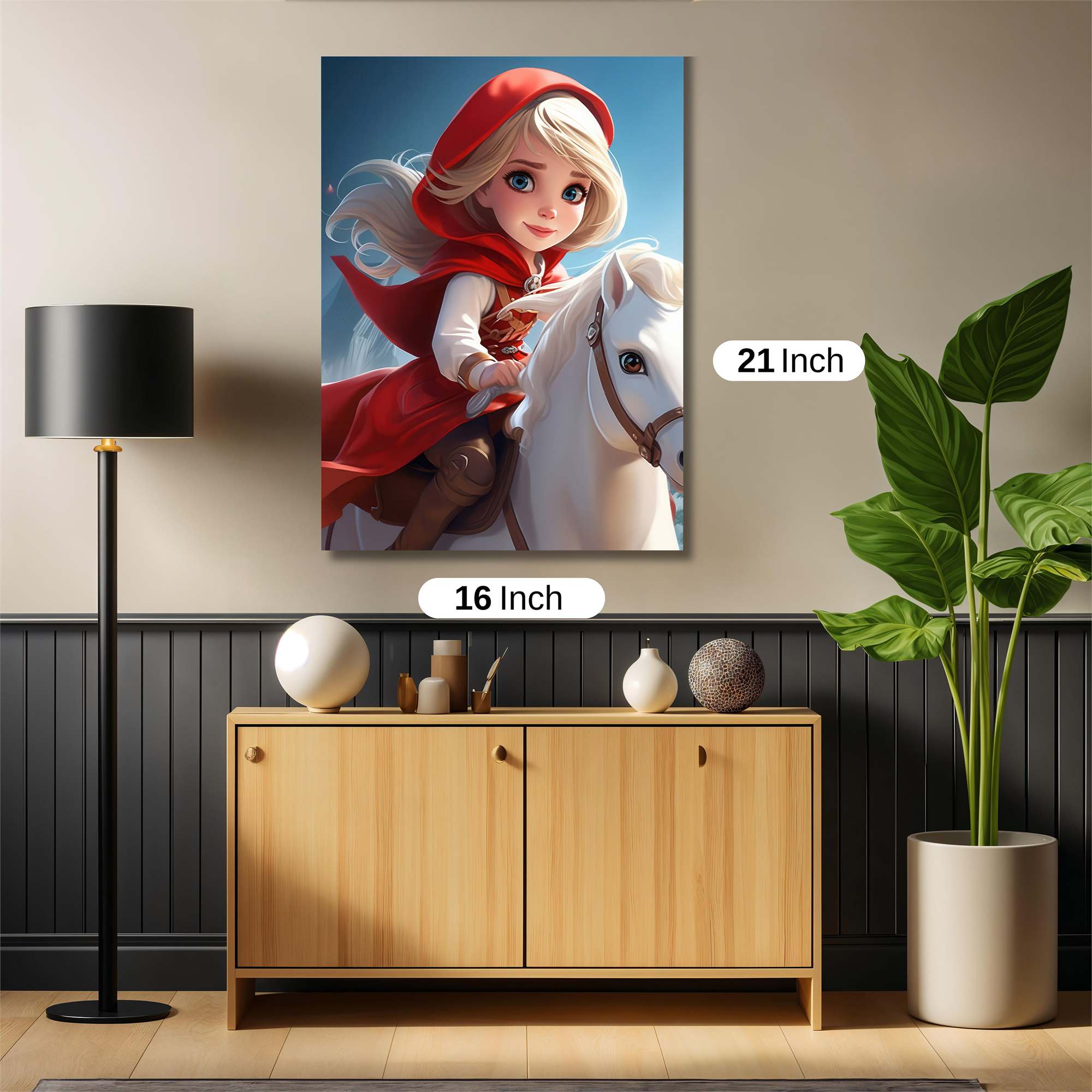 Red Riding Safe Wall Magnetic / M