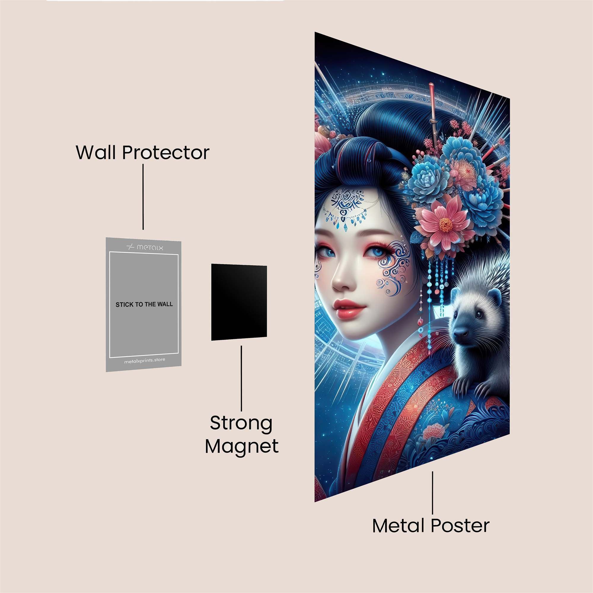 Geisha Radiance Safe Wall Magnetic / M