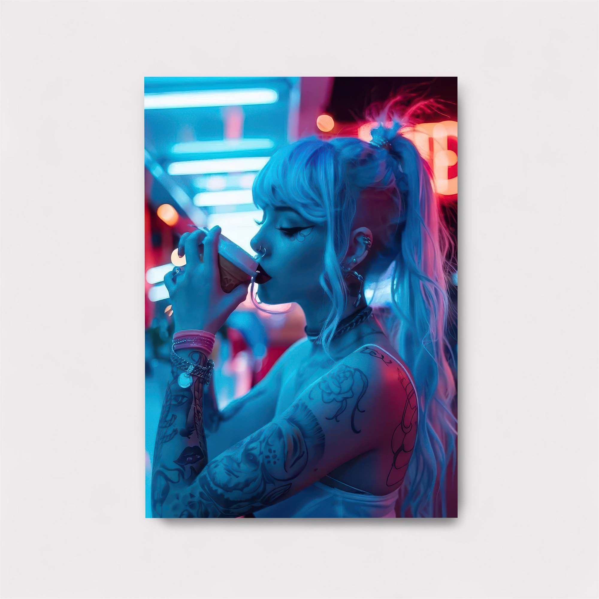 Neon Serenity Safe Wall Magnetic / M