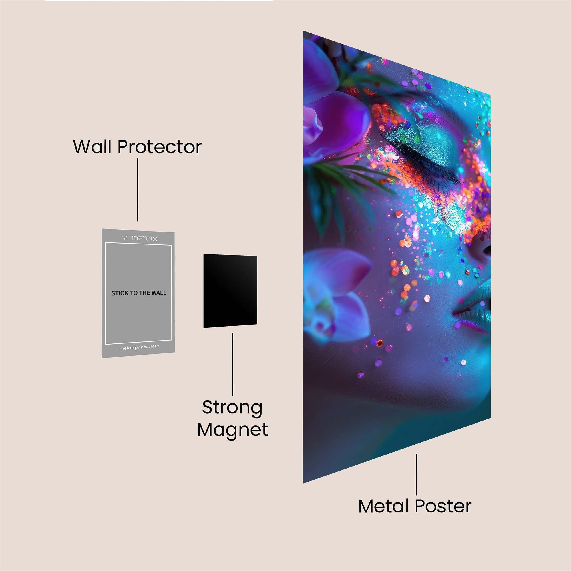 Orchid Dream Safe Wall Magnetic / M