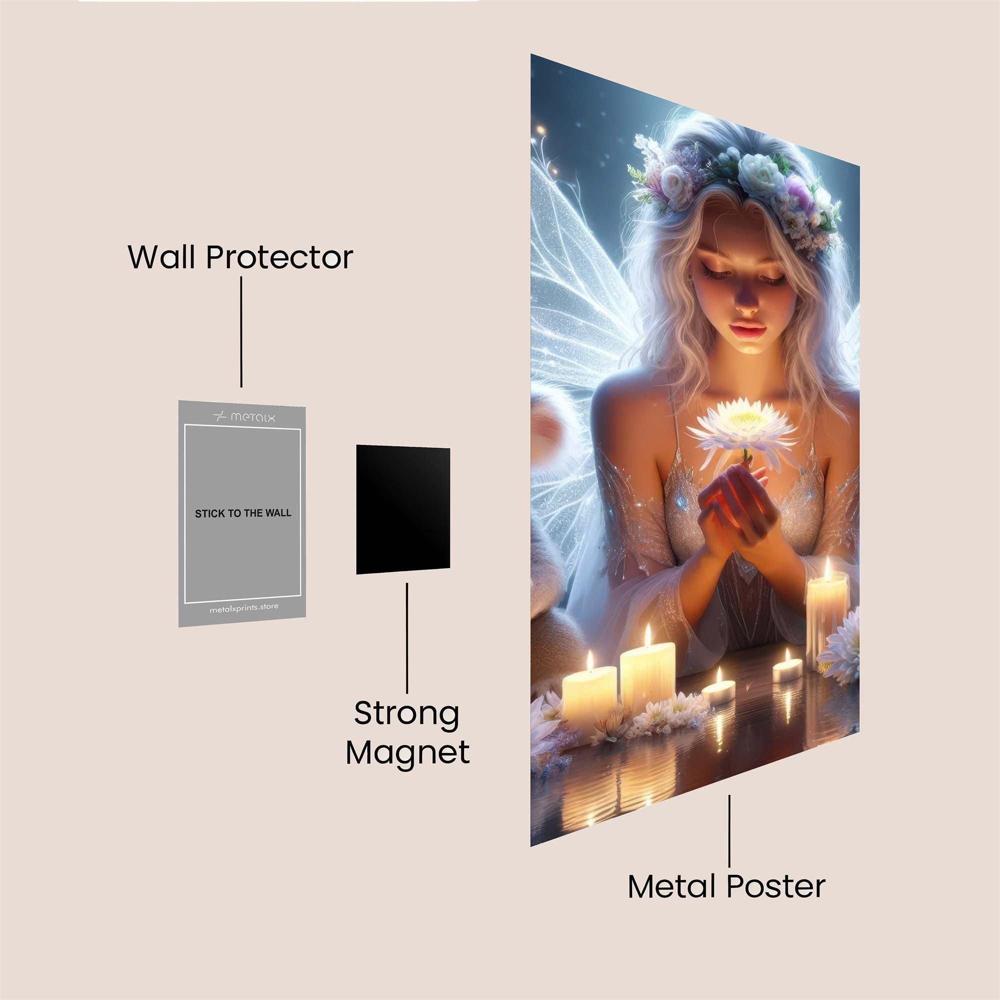 Fairy Serenity Safe Wall Magnetic / M