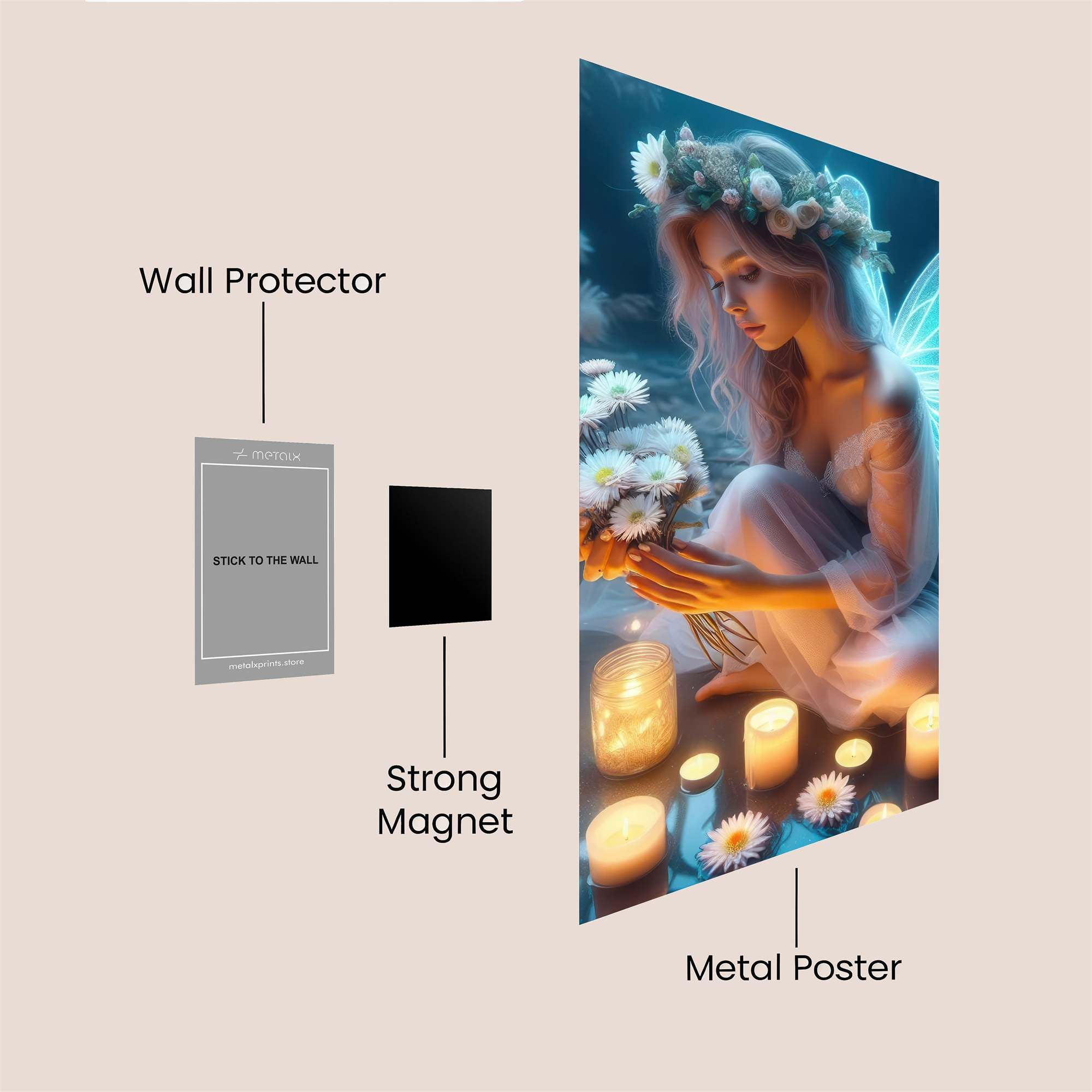 Fairy Serenity Safe Wall Magnetic / M