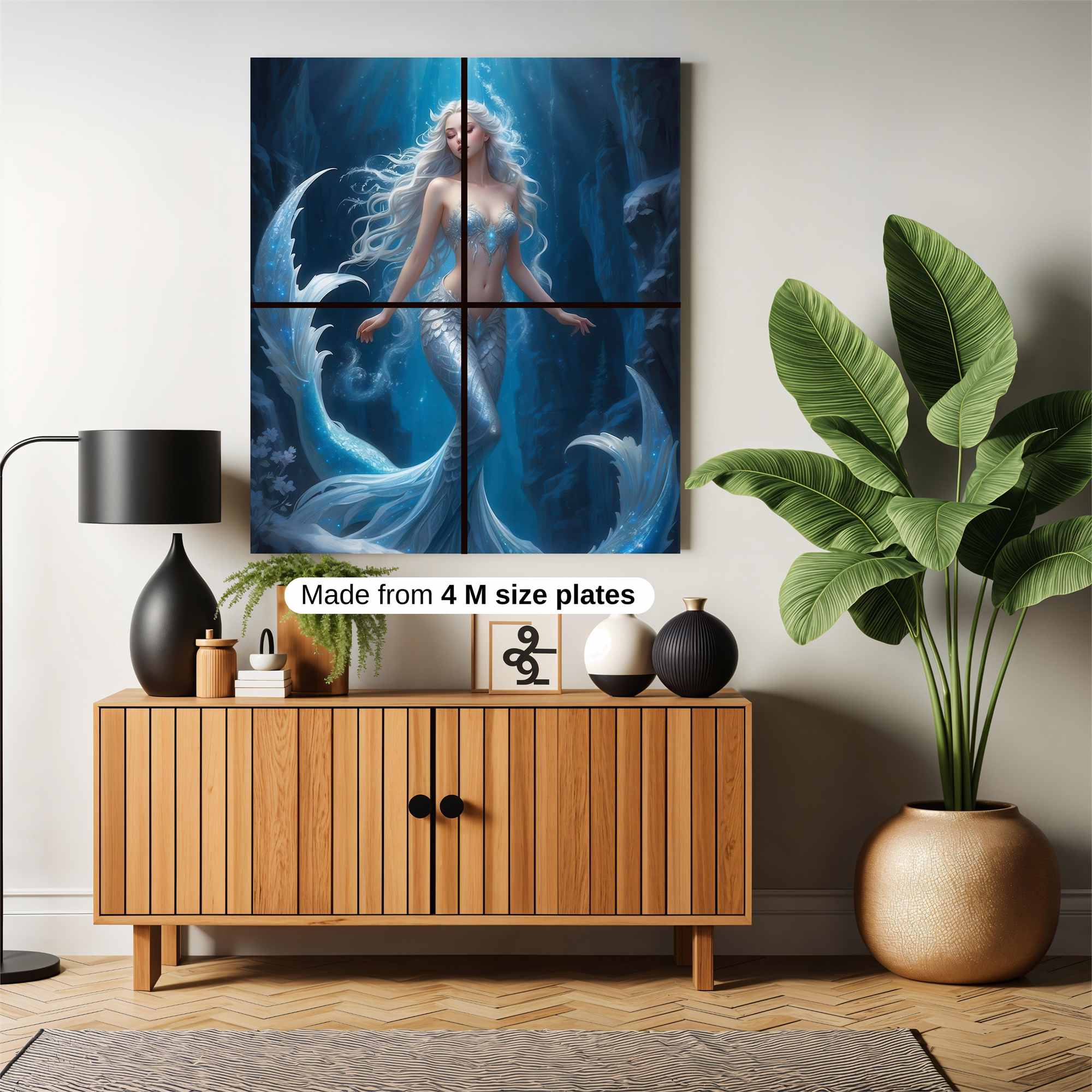 Mermaid Serenity Safe Wall Magnetic / M