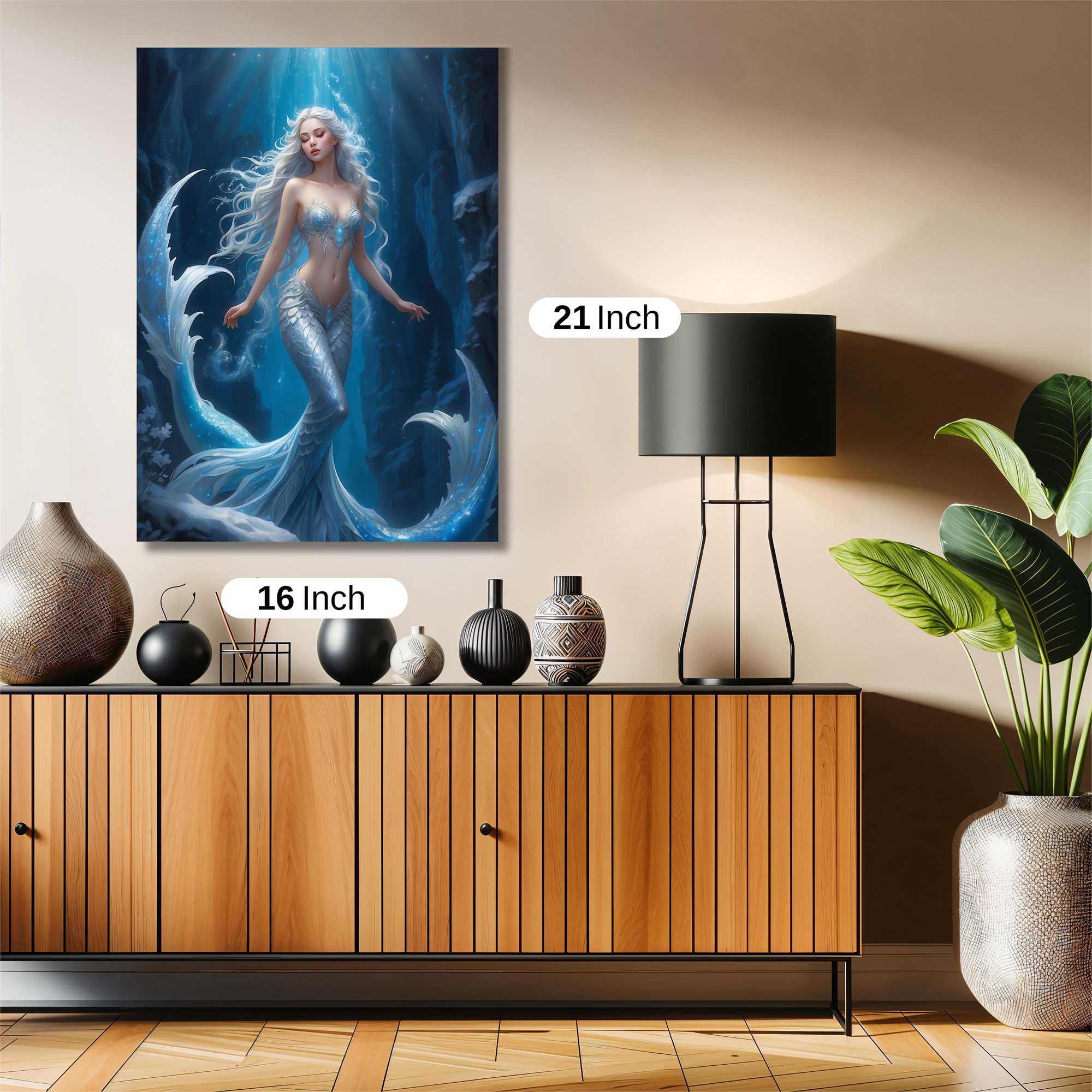 Mermaid Serenity Safe Wall Magnetic / M