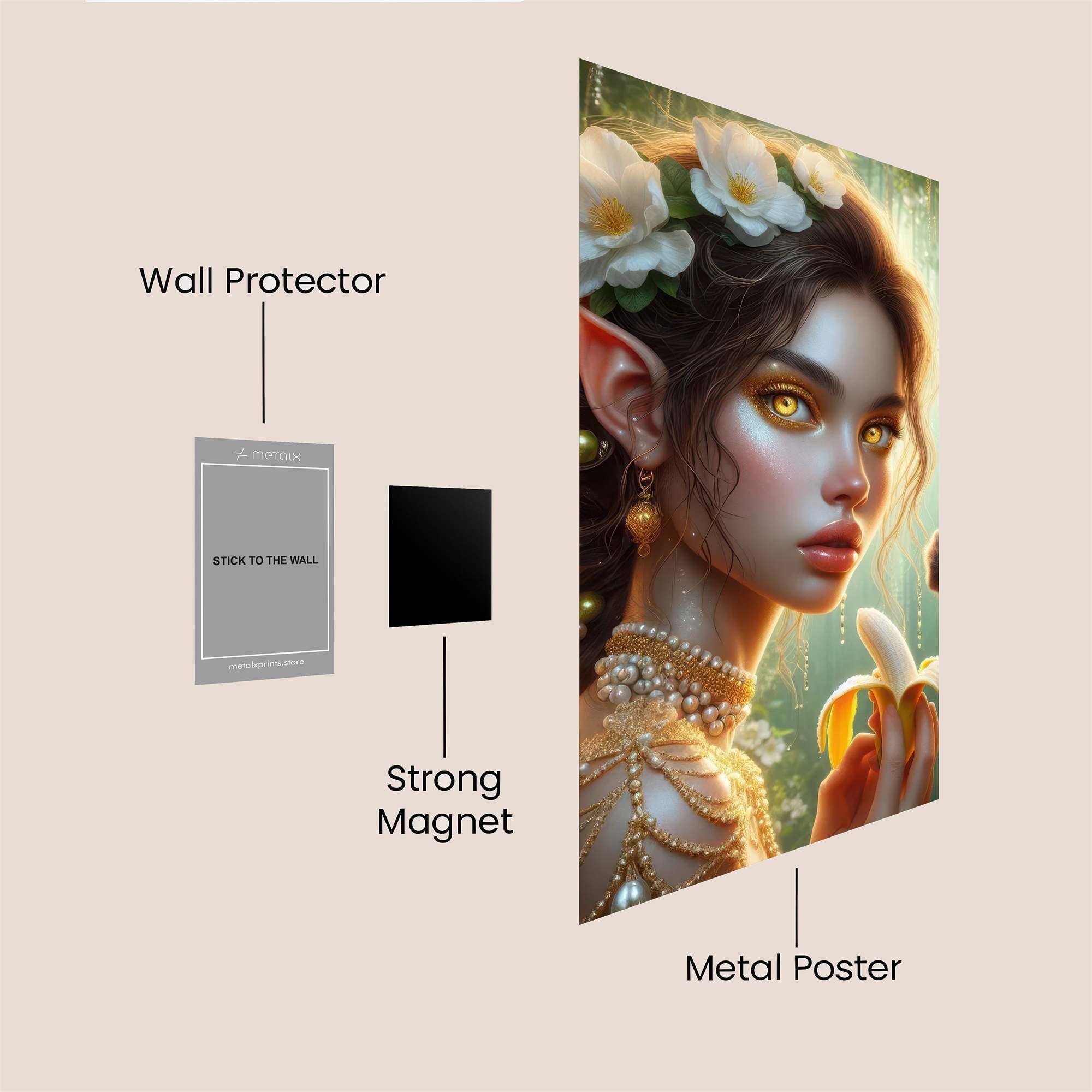 Fairy Whimsy Safe Wall Magnetic / M