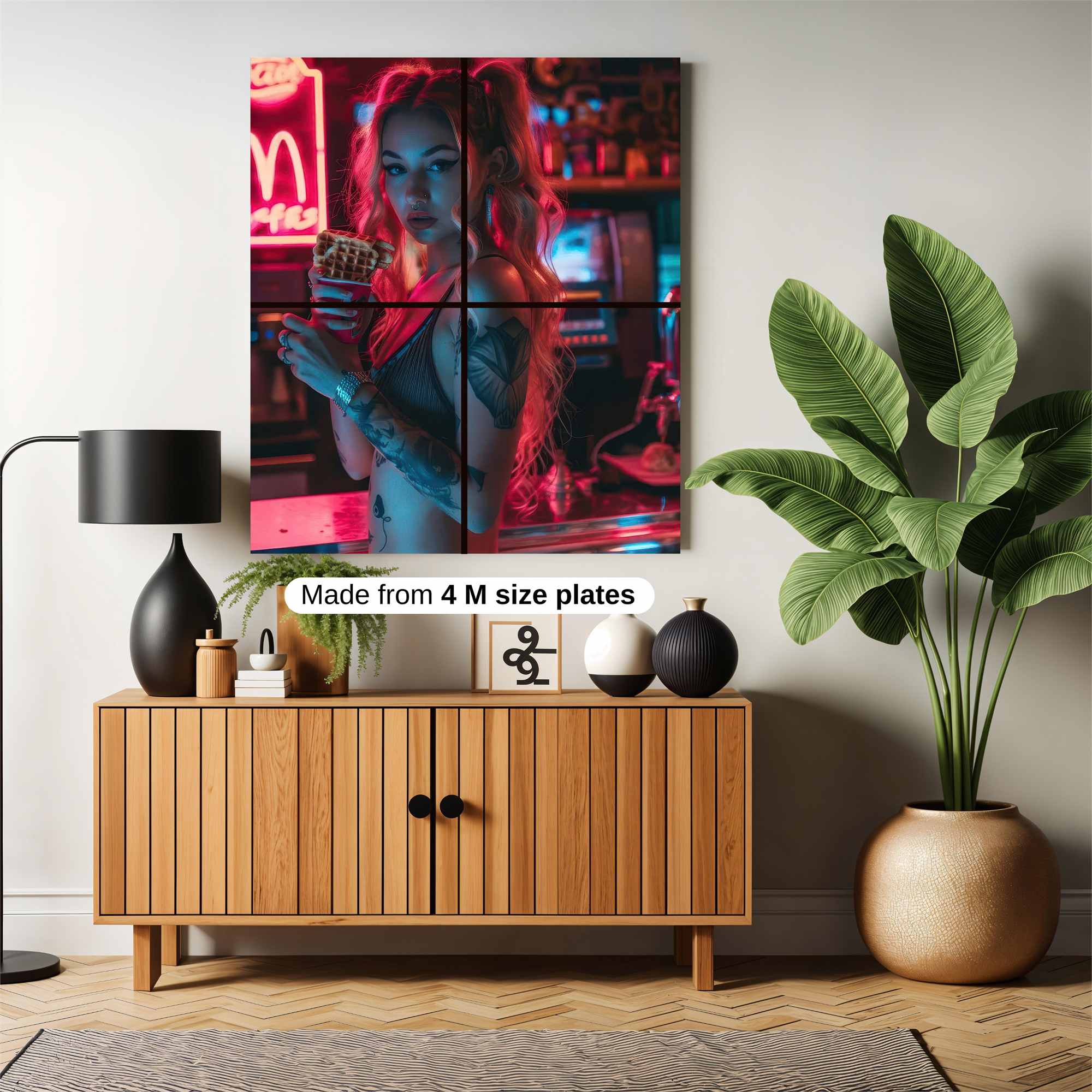 WaffleWhimsy Safe Wall Magnetic / M