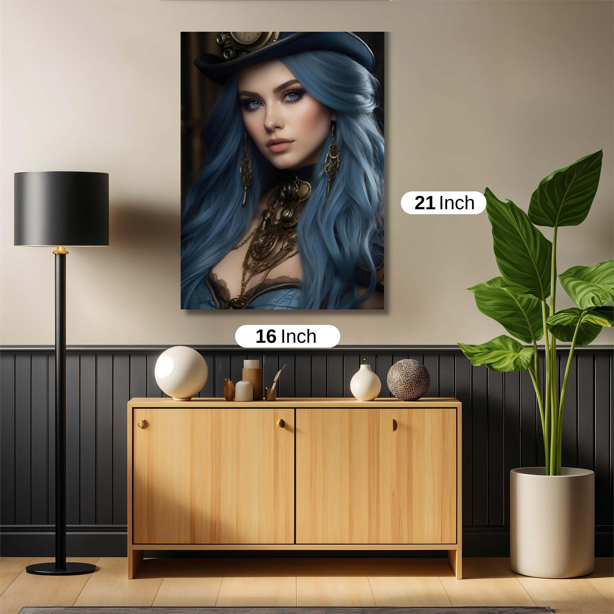 Steampunk Enigma Safe Wall Magnetic / M