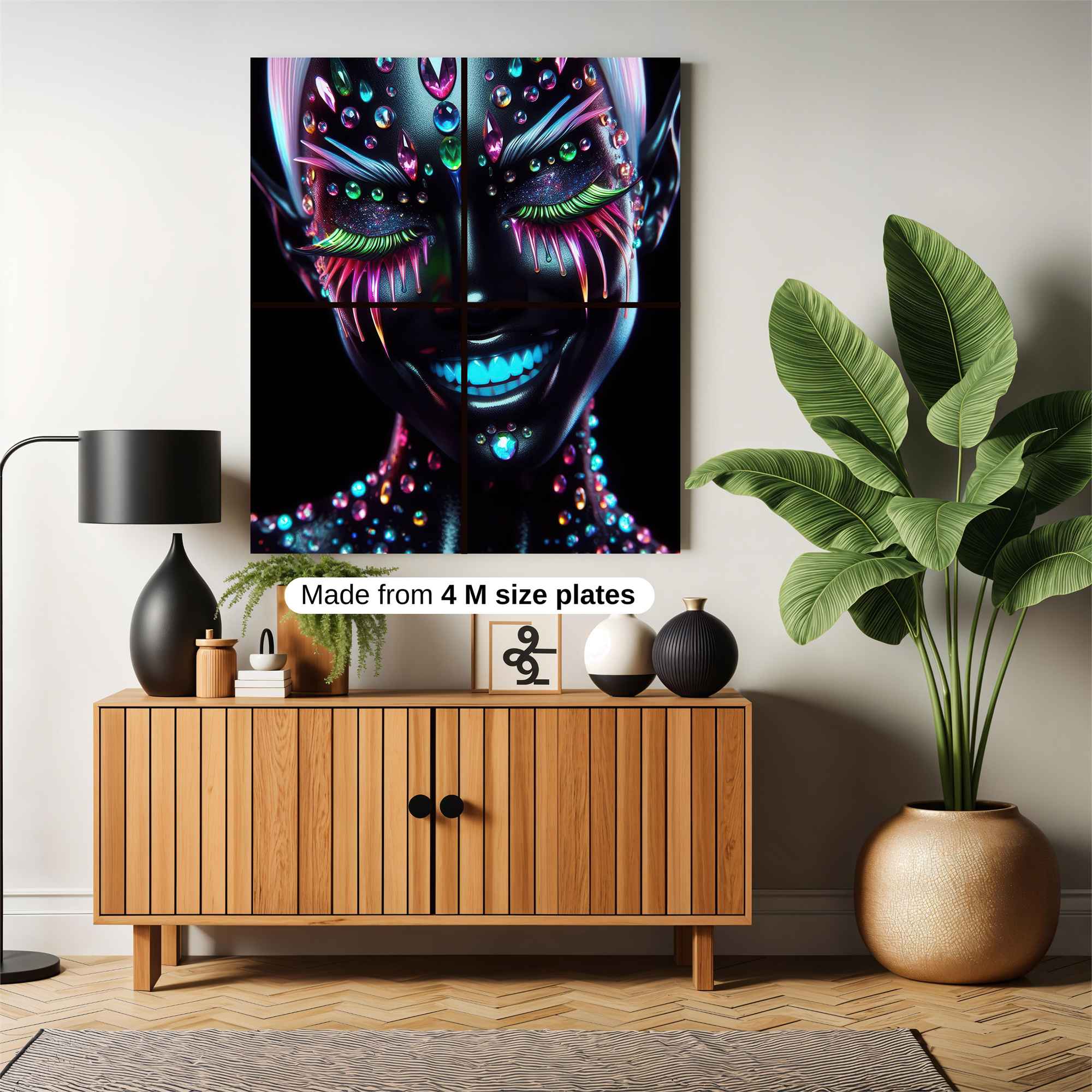 Neon Elf Safe Wall Magnetic / M