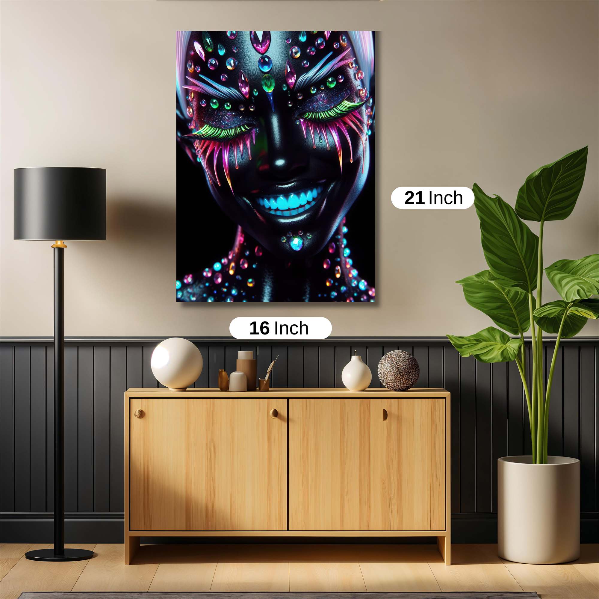 Neon Elf Safe Wall Magnetic / M