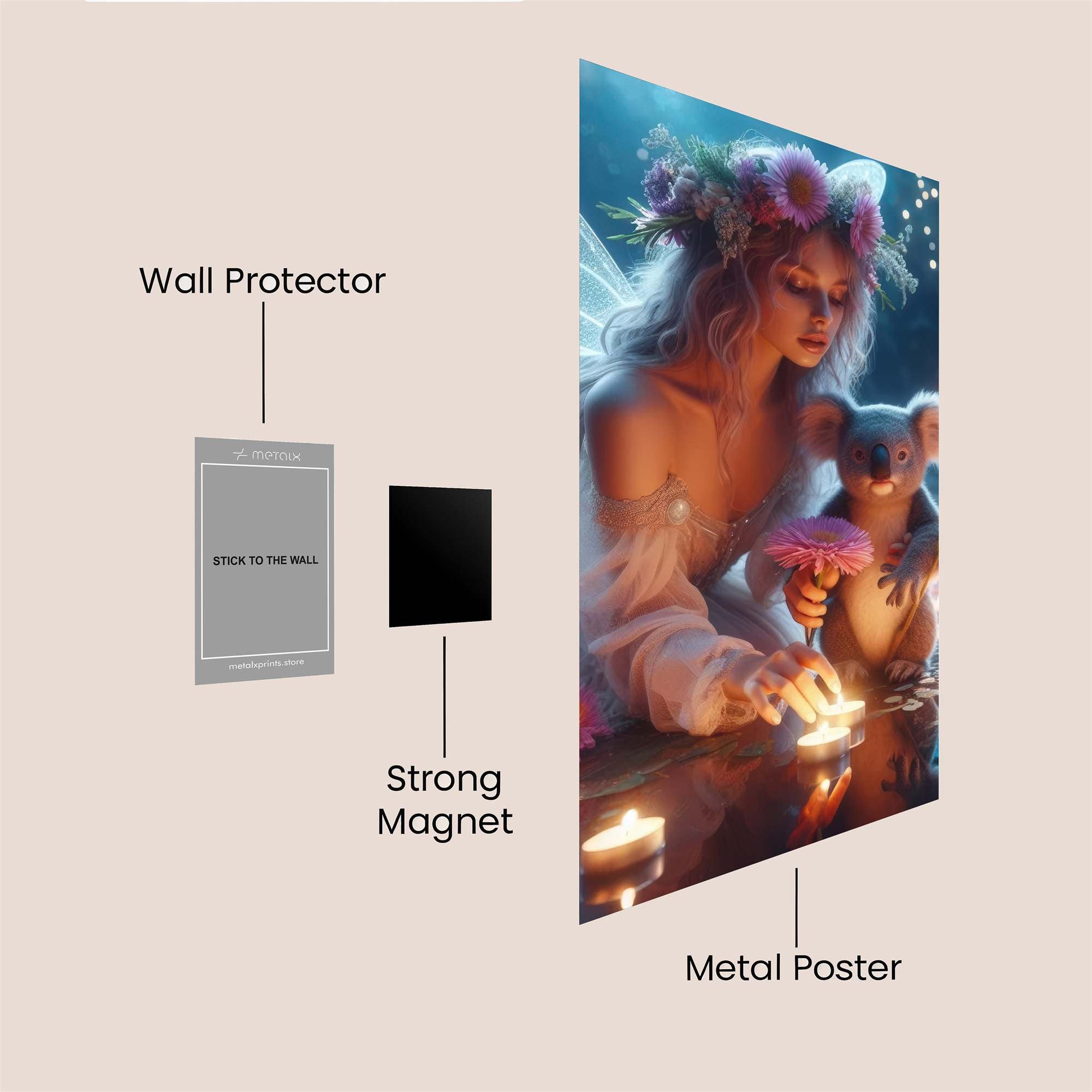 Fairy Serenity Safe Wall Magnetic / M