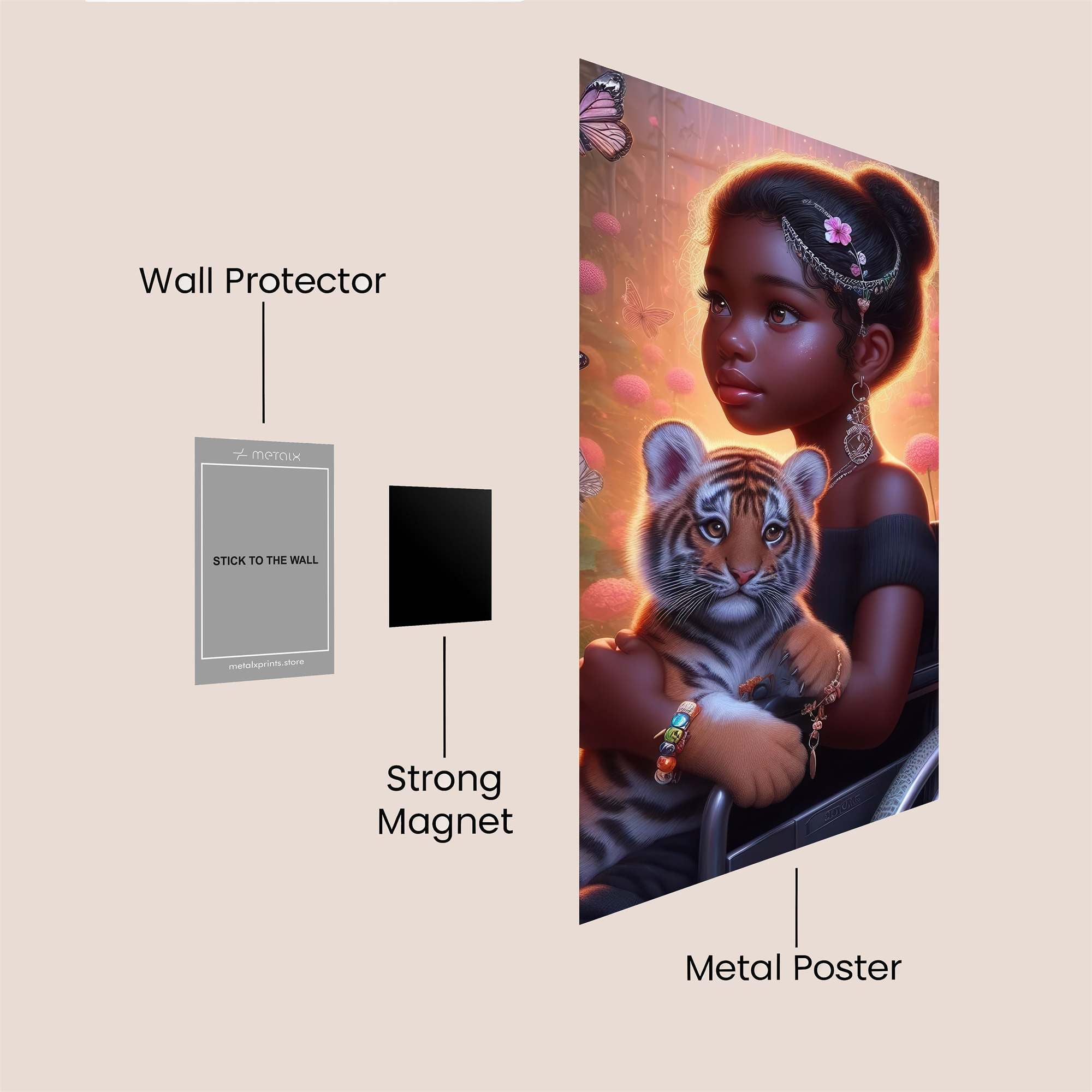 Tiger Dream Safe Wall Magnetic / M