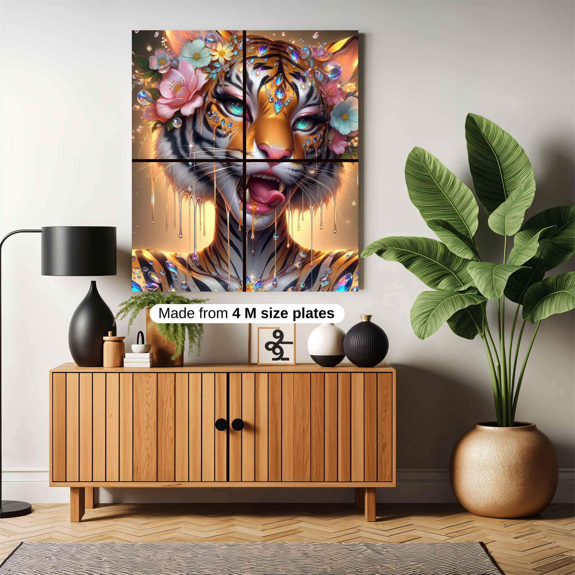 Tiger Bliss Safe Wall Magnetic / M