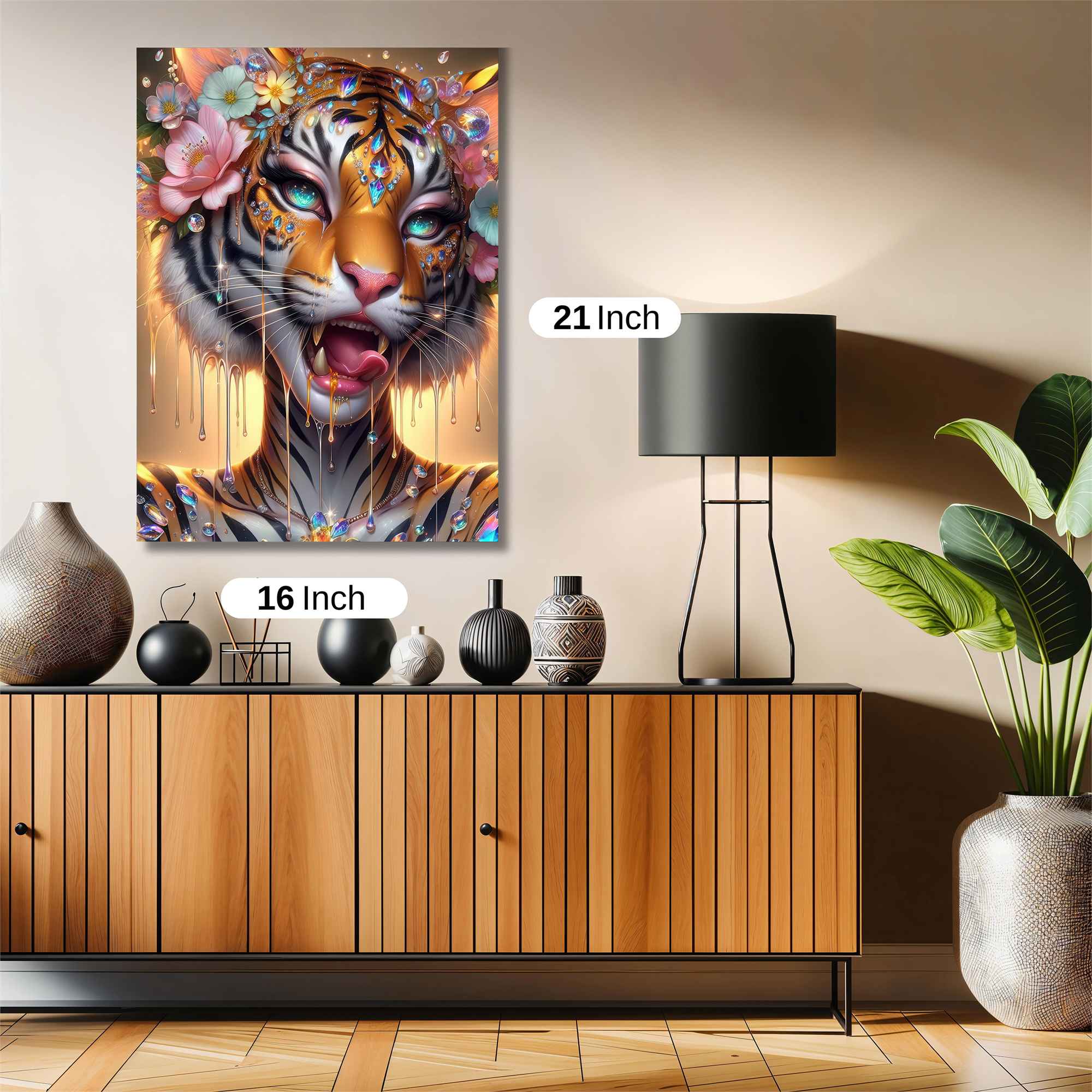 Tiger Bliss Safe Wall Magnetic / M