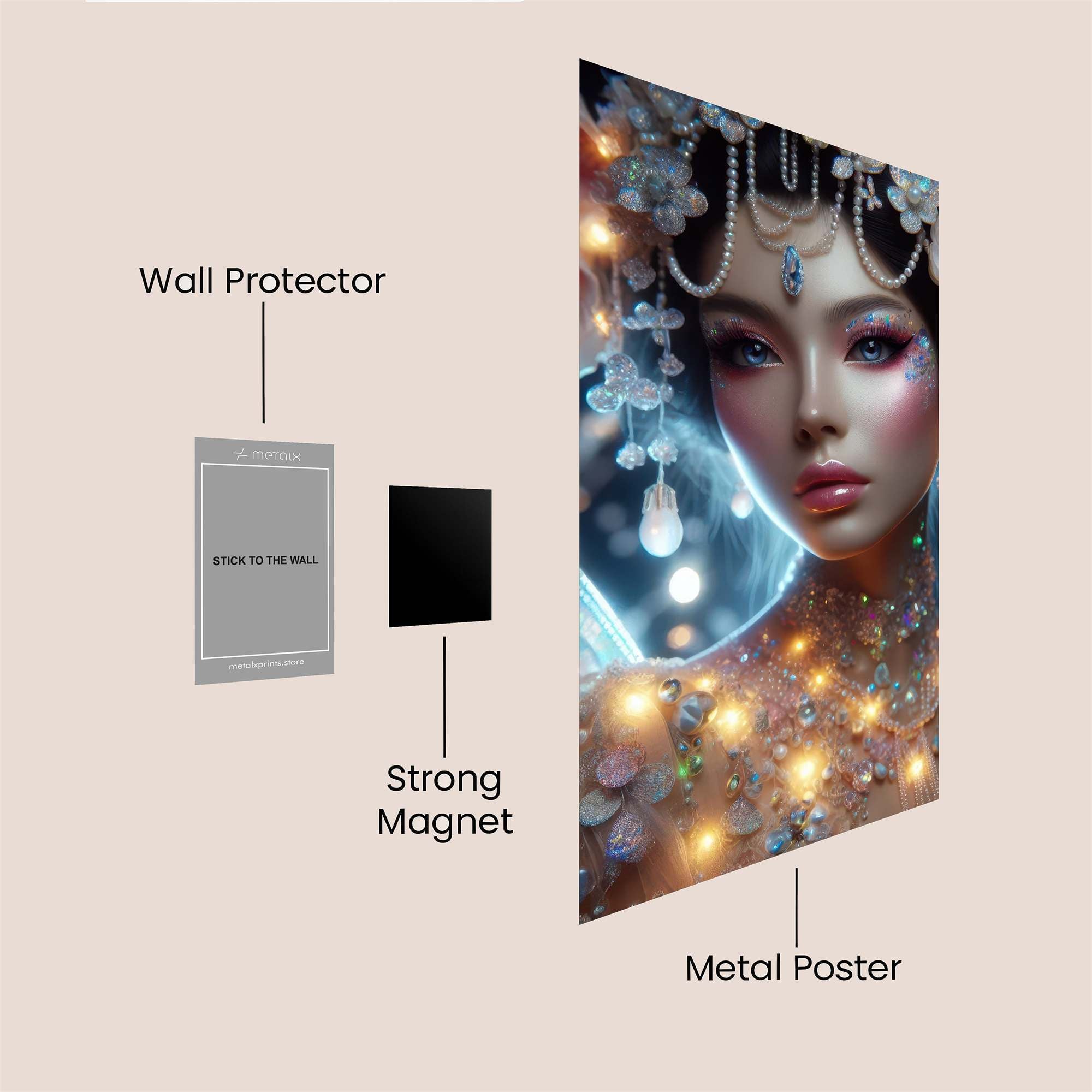 Fairy Enchantment Safe Wall Magnetic / M