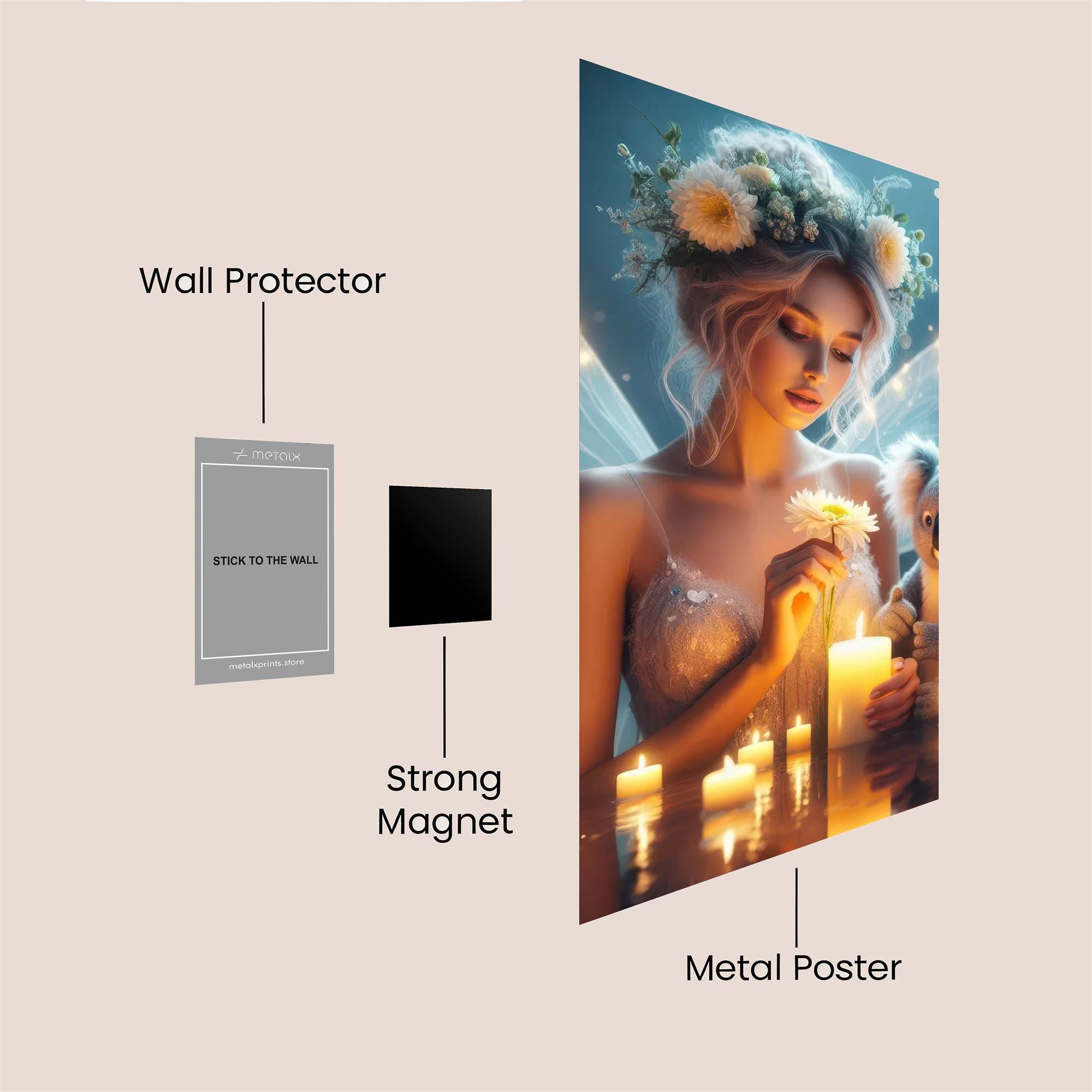 Fairy Serenity Safe Wall Magnetic / M