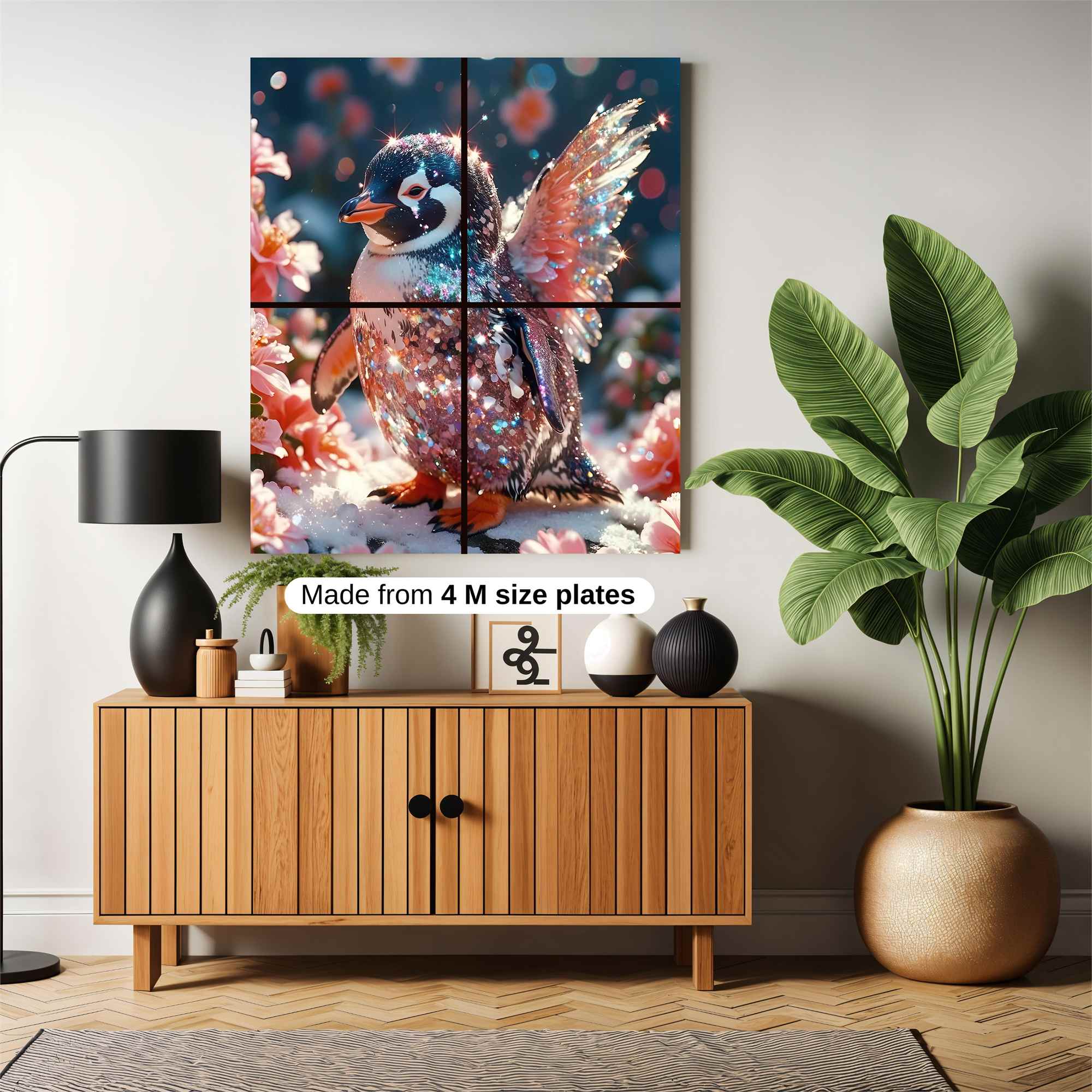 Penguin Whimsy Safe Wall Magnetic / M