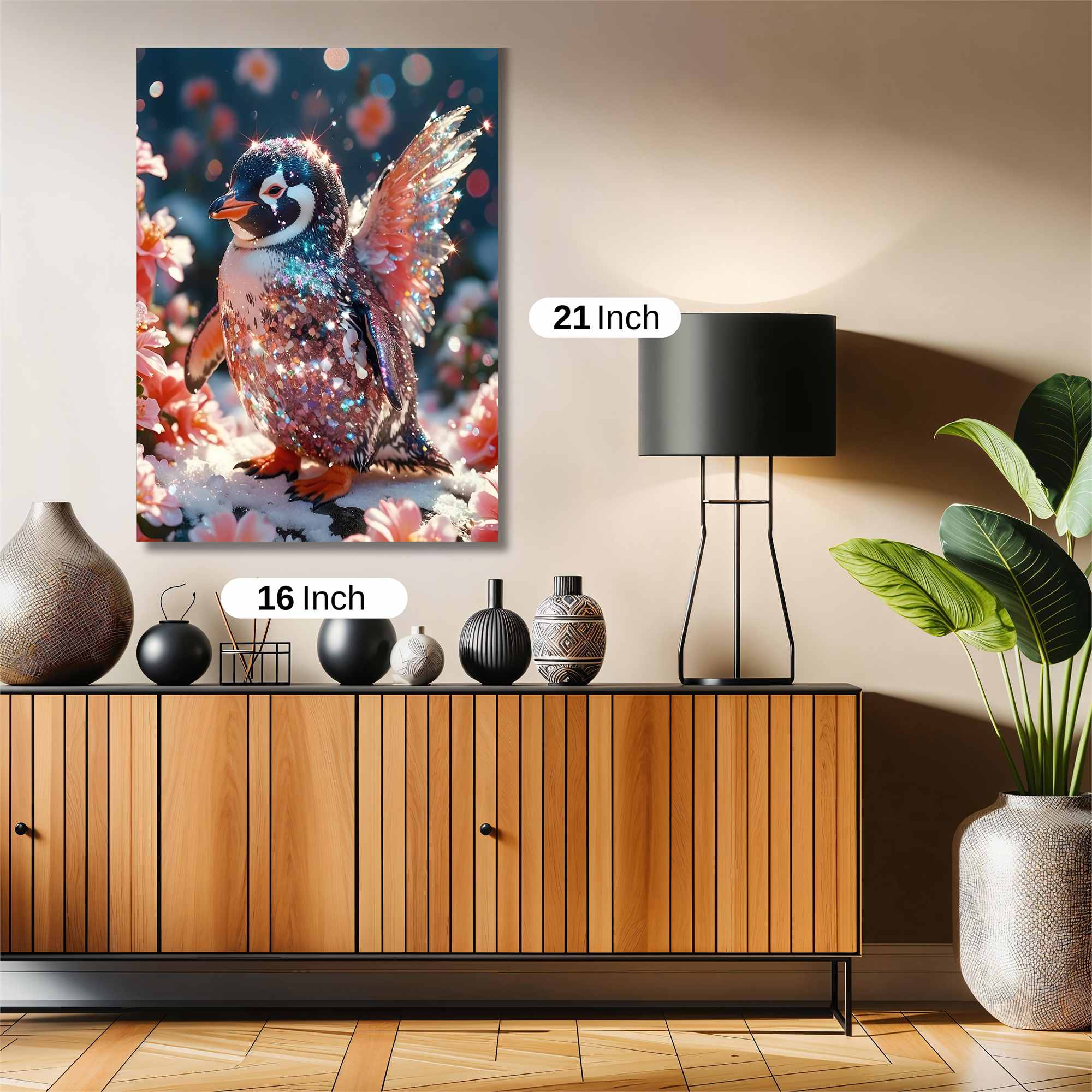 Penguin Whimsy Safe Wall Magnetic / M