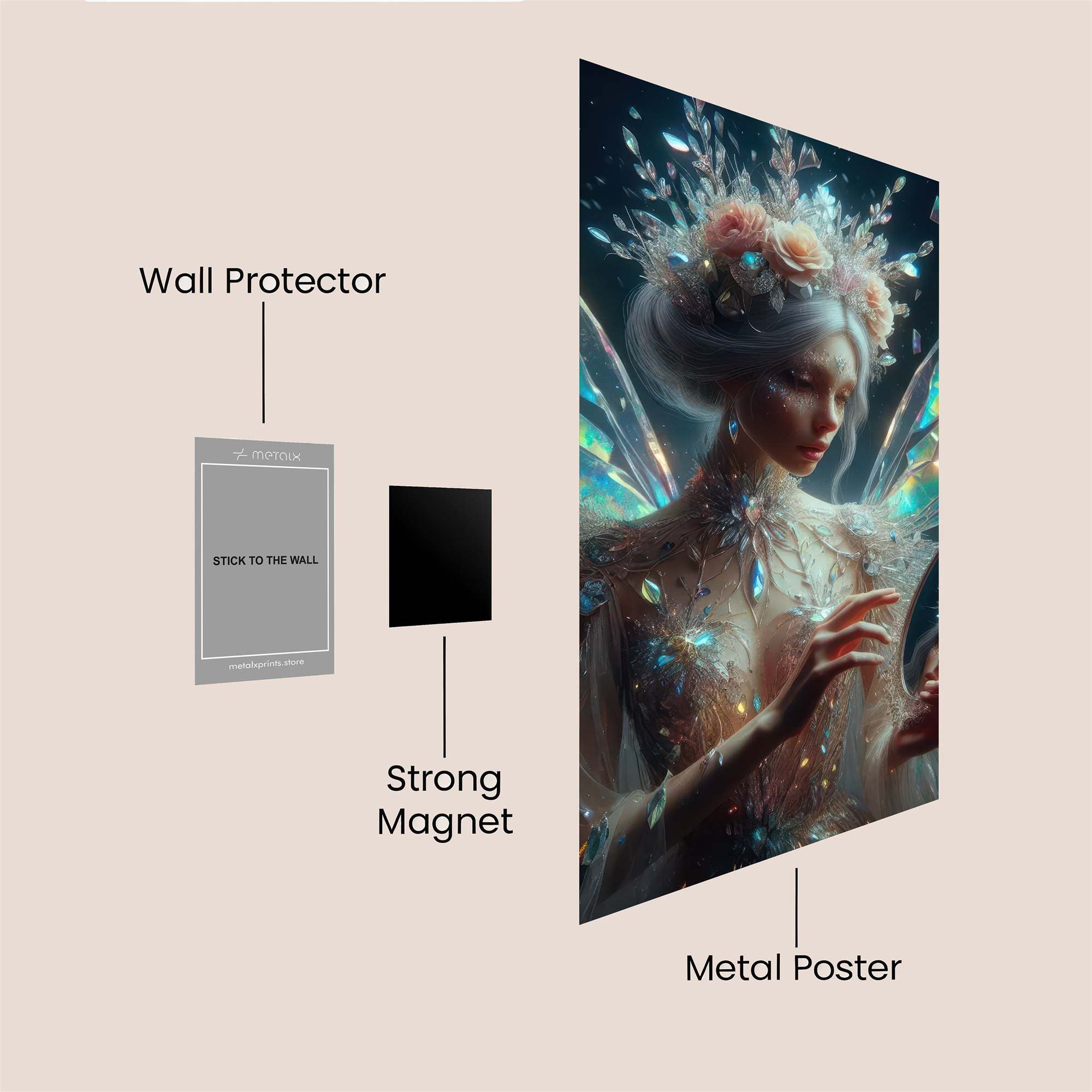 Fairy Enchantment Safe Wall Magnetic / M