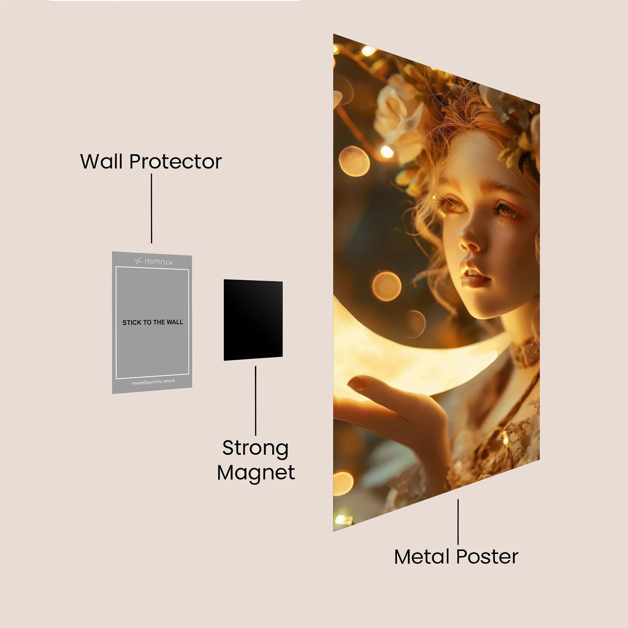 Moonlit Enchantress Safe Wall Magnetic / M