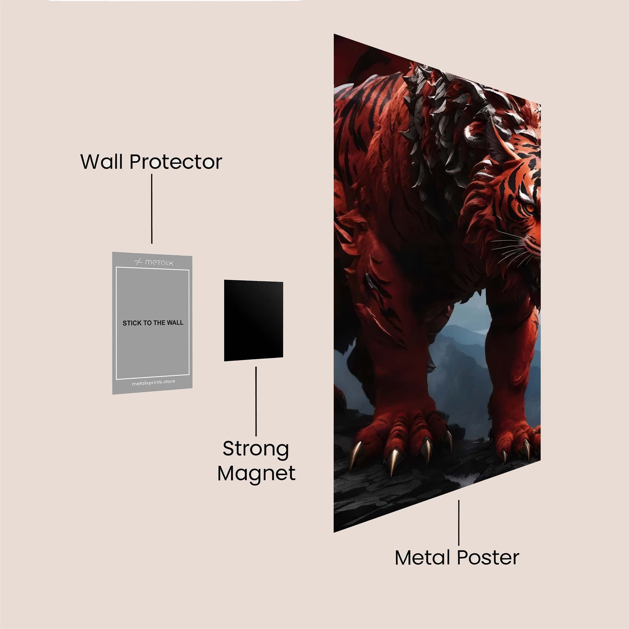 DragonTiger Majestic Safe Wall Magnetic / M