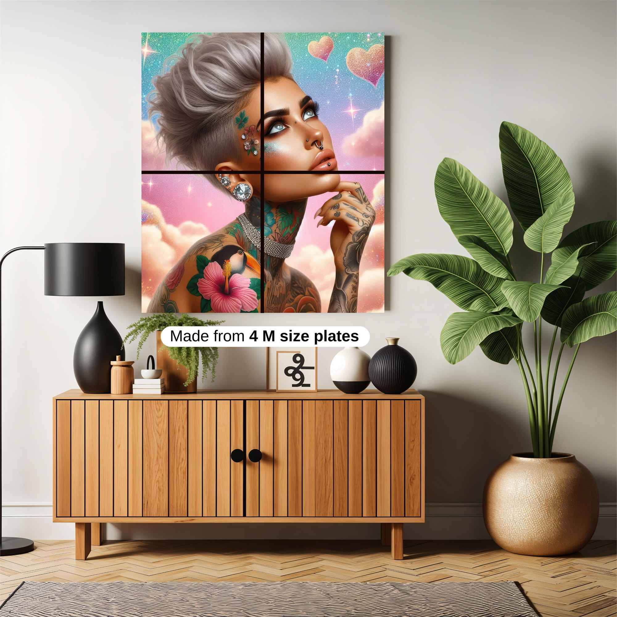 Tattooed Dreamer Safe Wall Magnetic / M