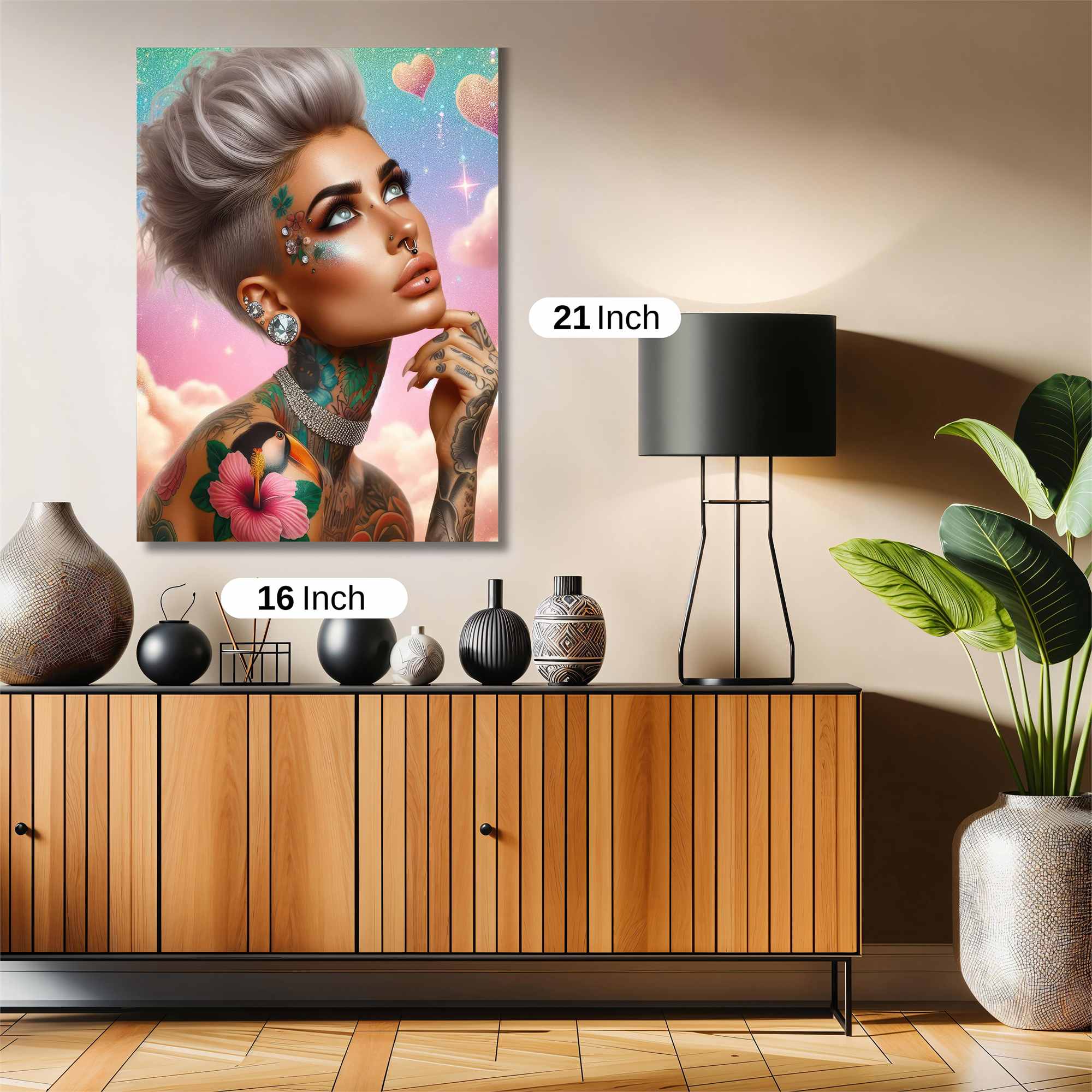 Tattooed Dreamer Safe Wall Magnetic / M