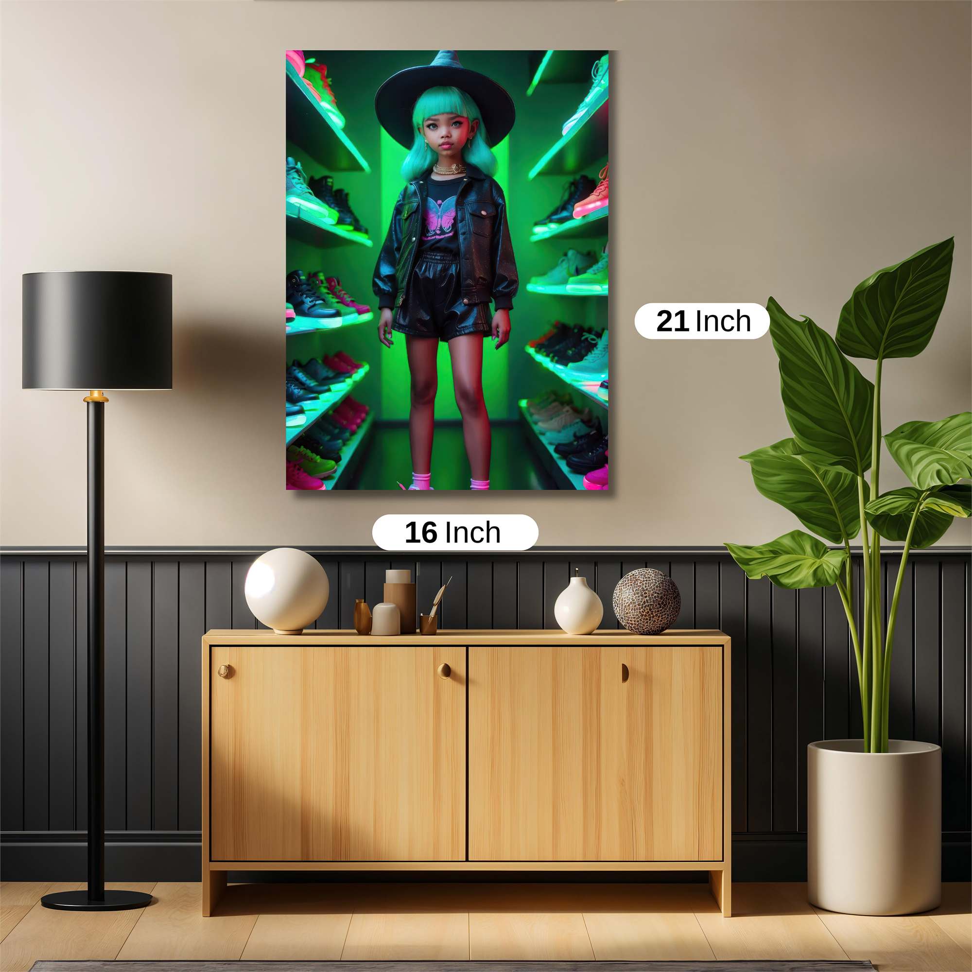 Witchy Whimsy Safe Wall Magnetic / M