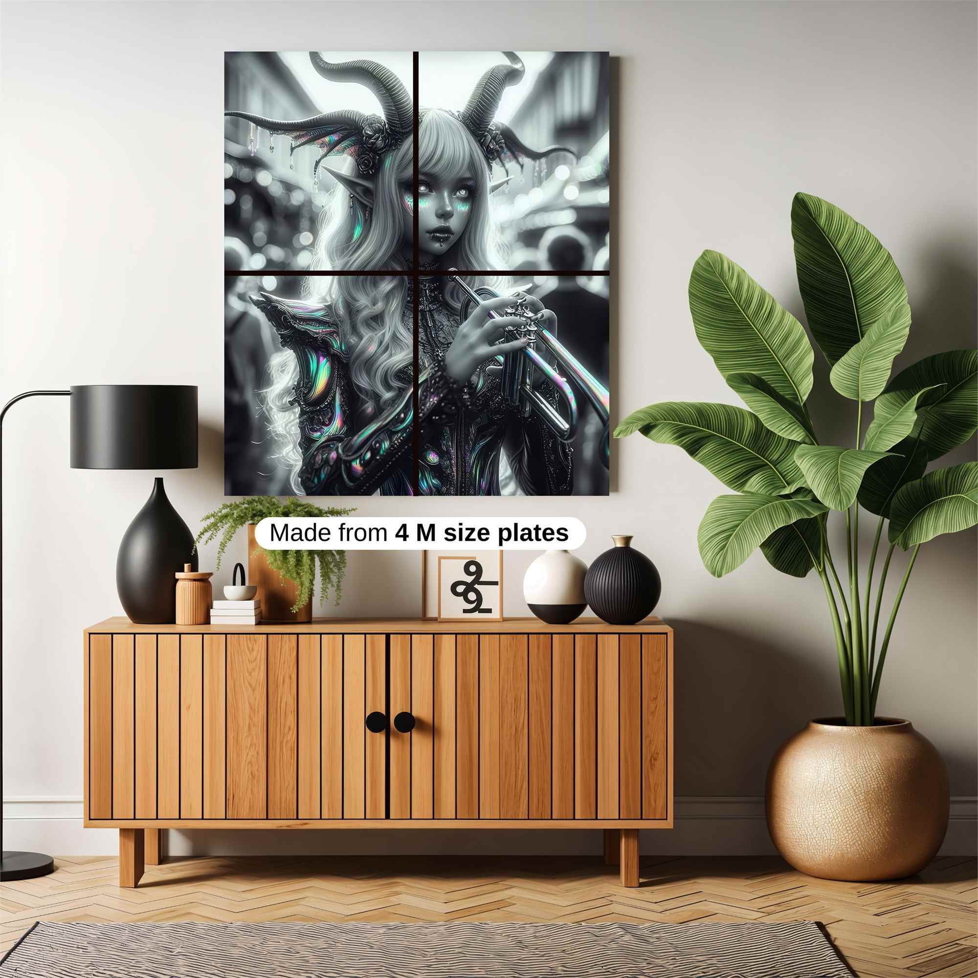 Demon Musician Safe Wall Magnetic / M