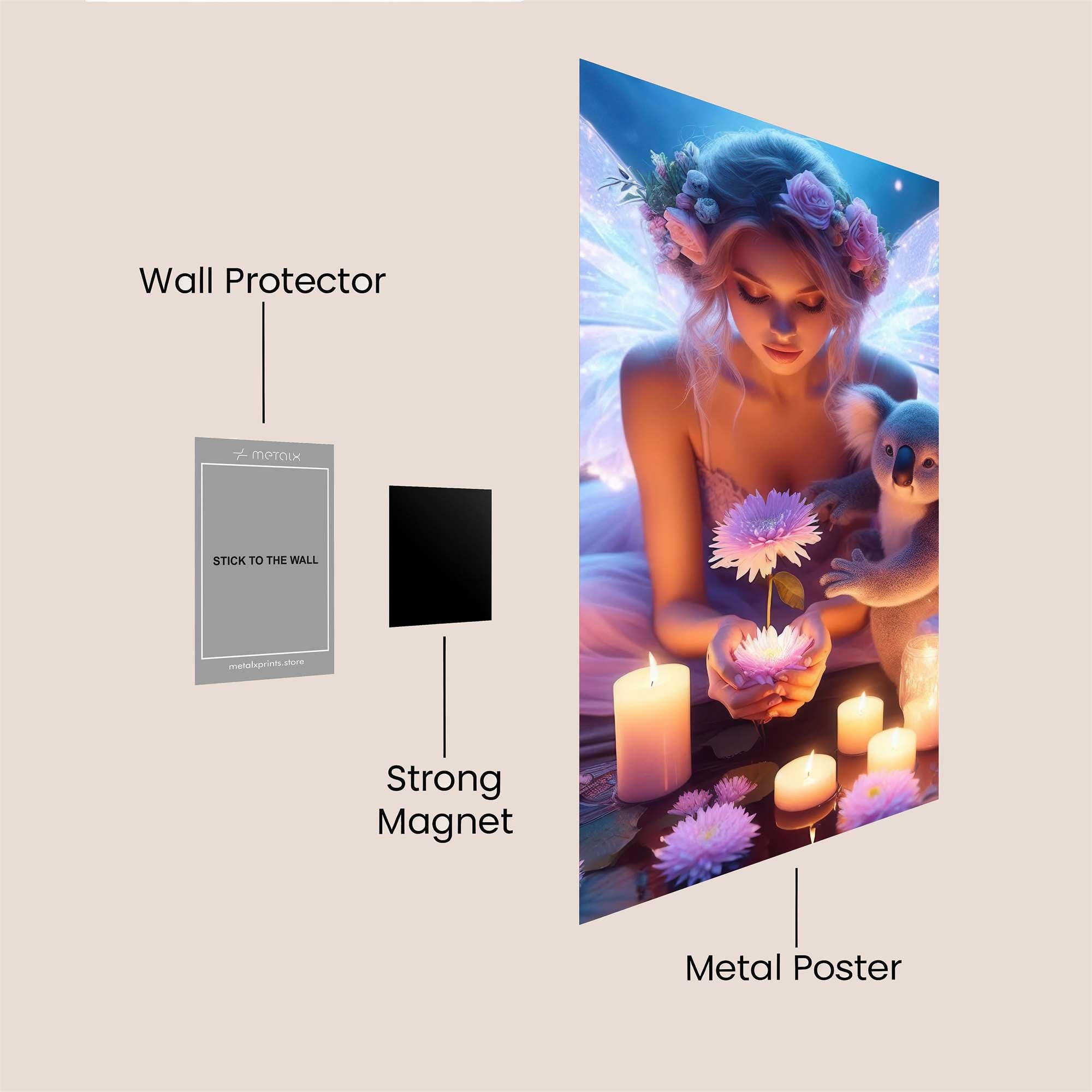 Fairy Serenity Safe Wall Magnetic / M