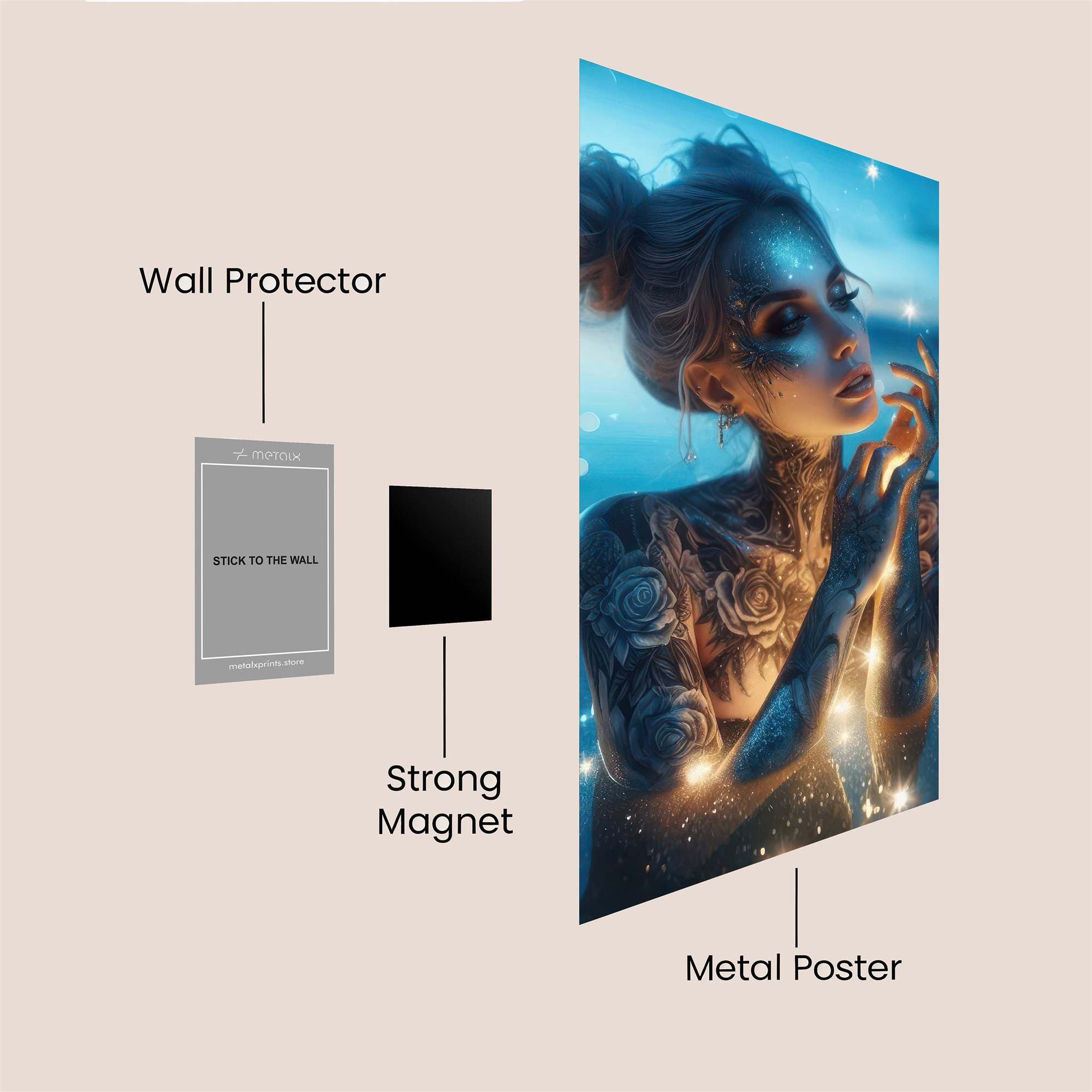 Stardust Enigma Safe Wall Magnetic / M