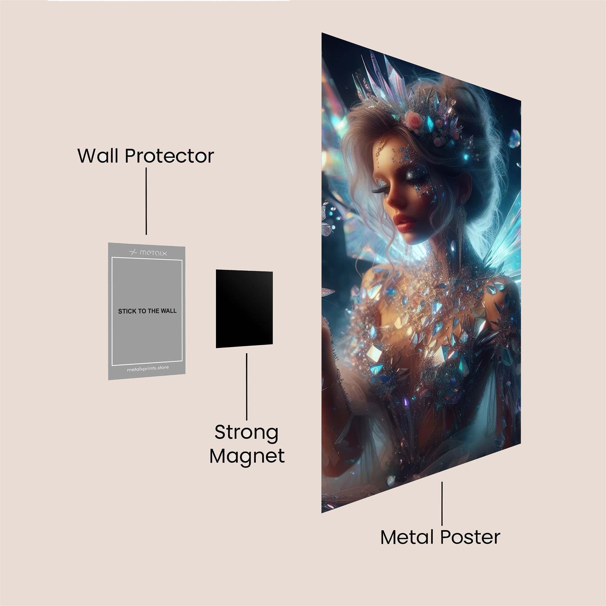 Fairy Enchantment Safe Wall Magnetic / M