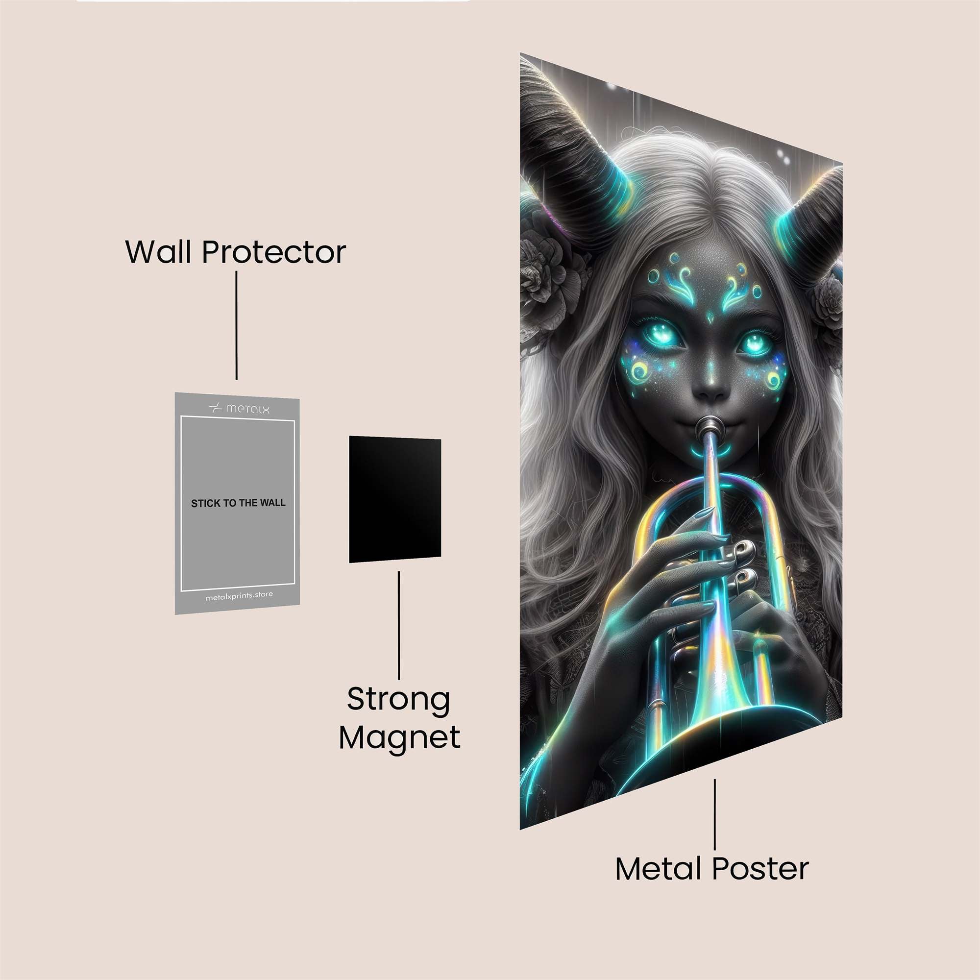 DemonMystique Safe Wall Magnetic / M