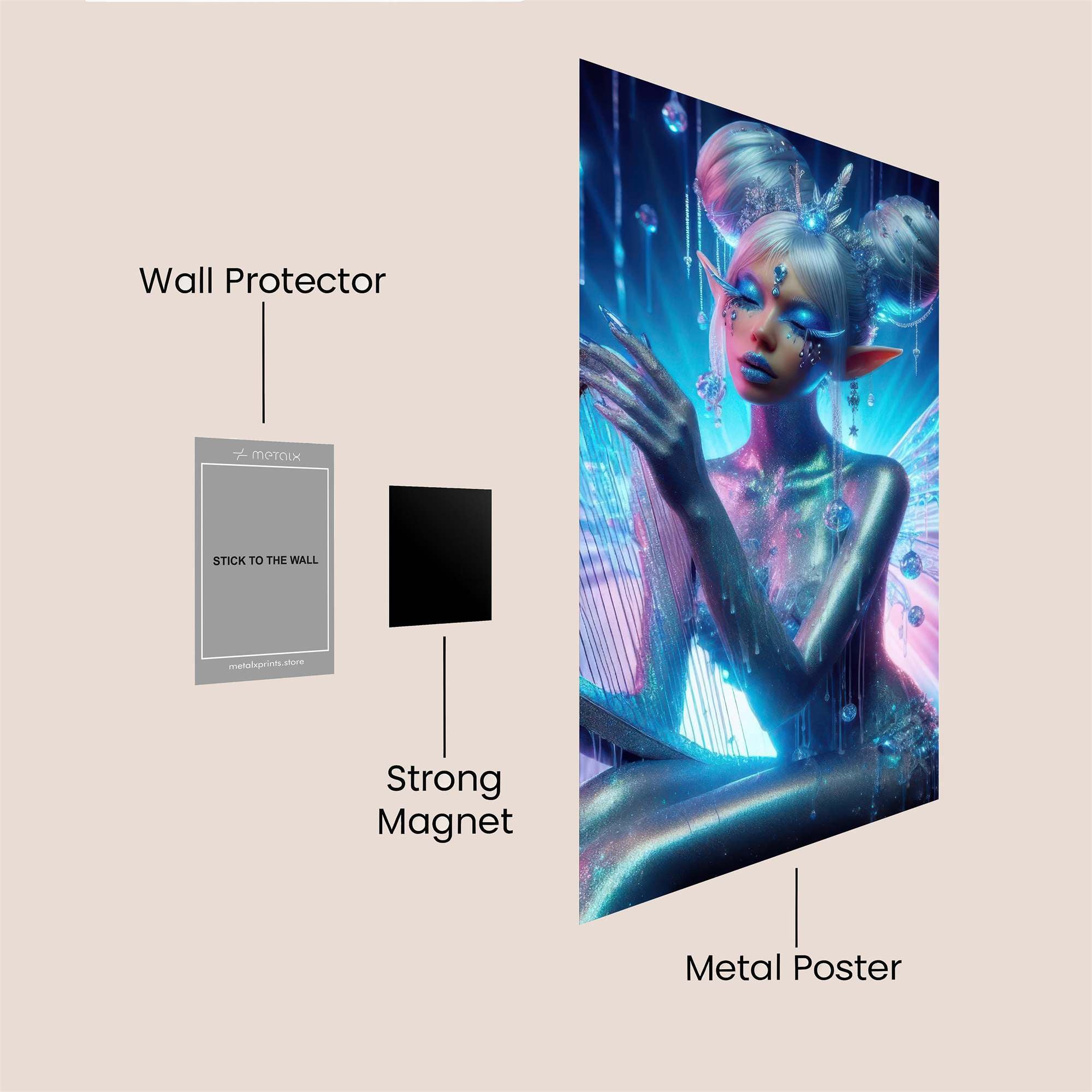 Fairy Enchantment Safe Wall Magnetic / M