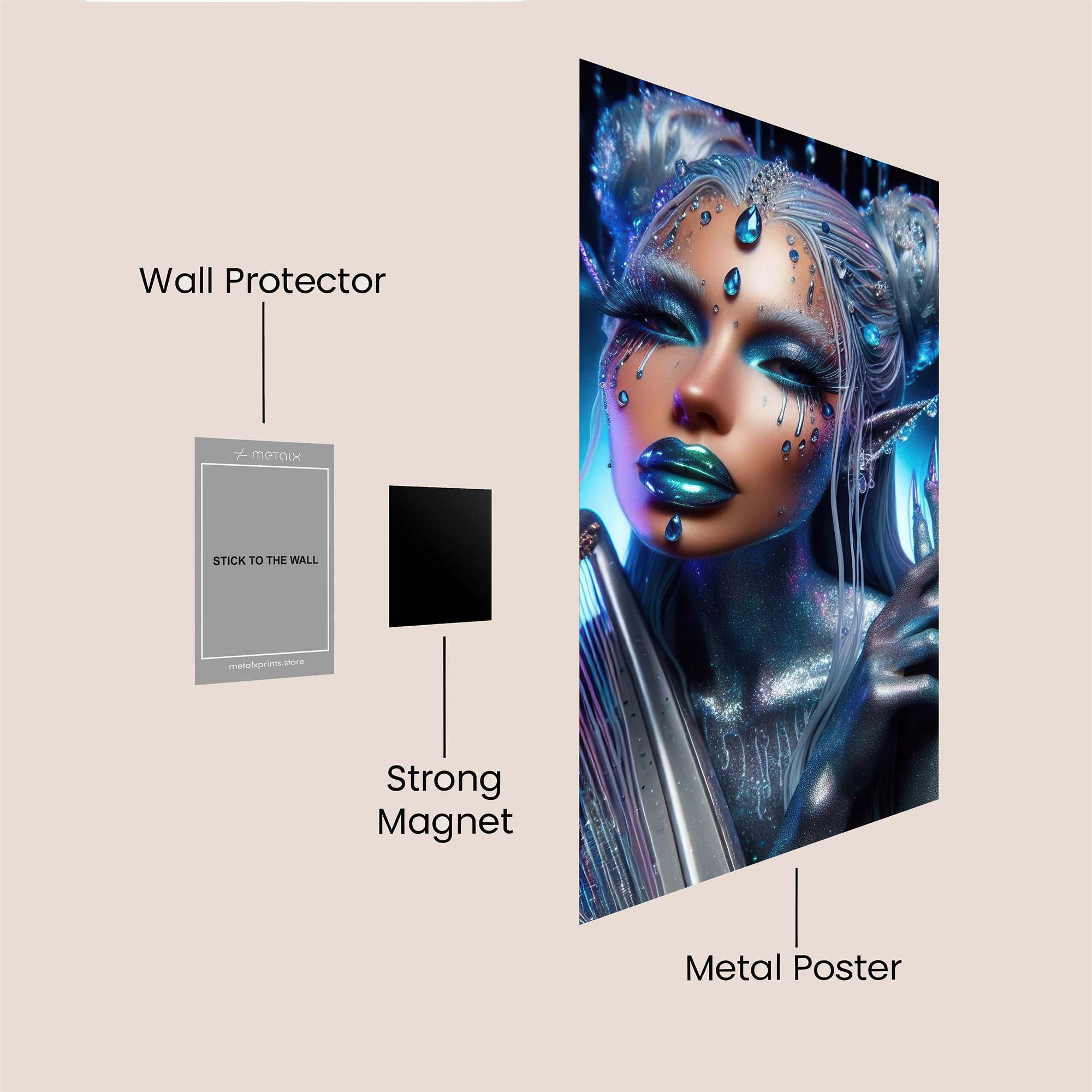 Elven Enchantment Safe Wall Magnetic / M