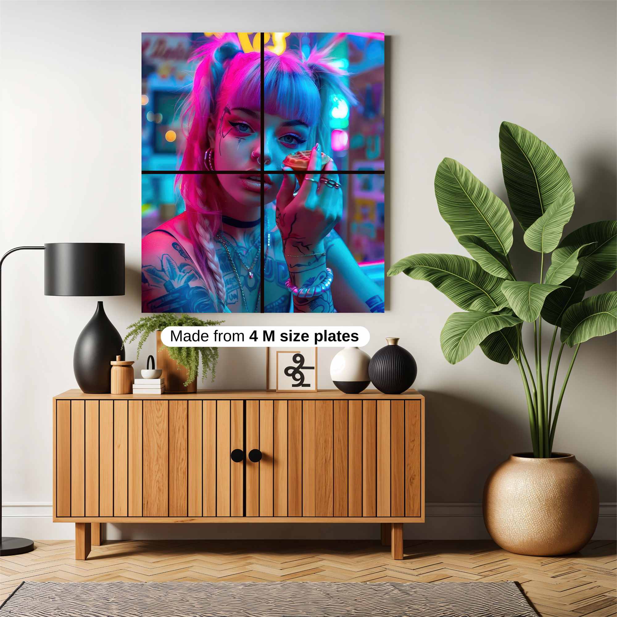 Neon Rebel Safe Wall Magnetic / M