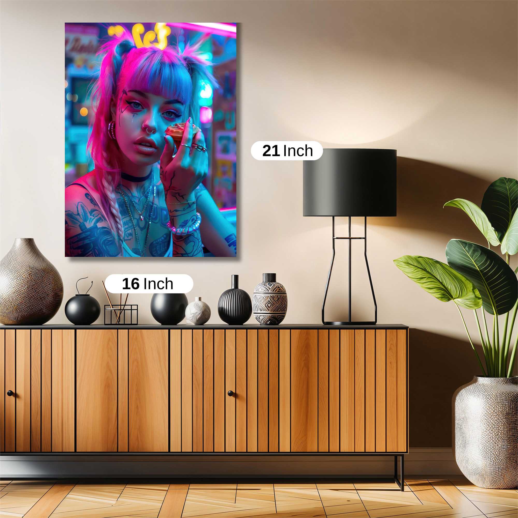 Neon Rebel Safe Wall Magnetic / M