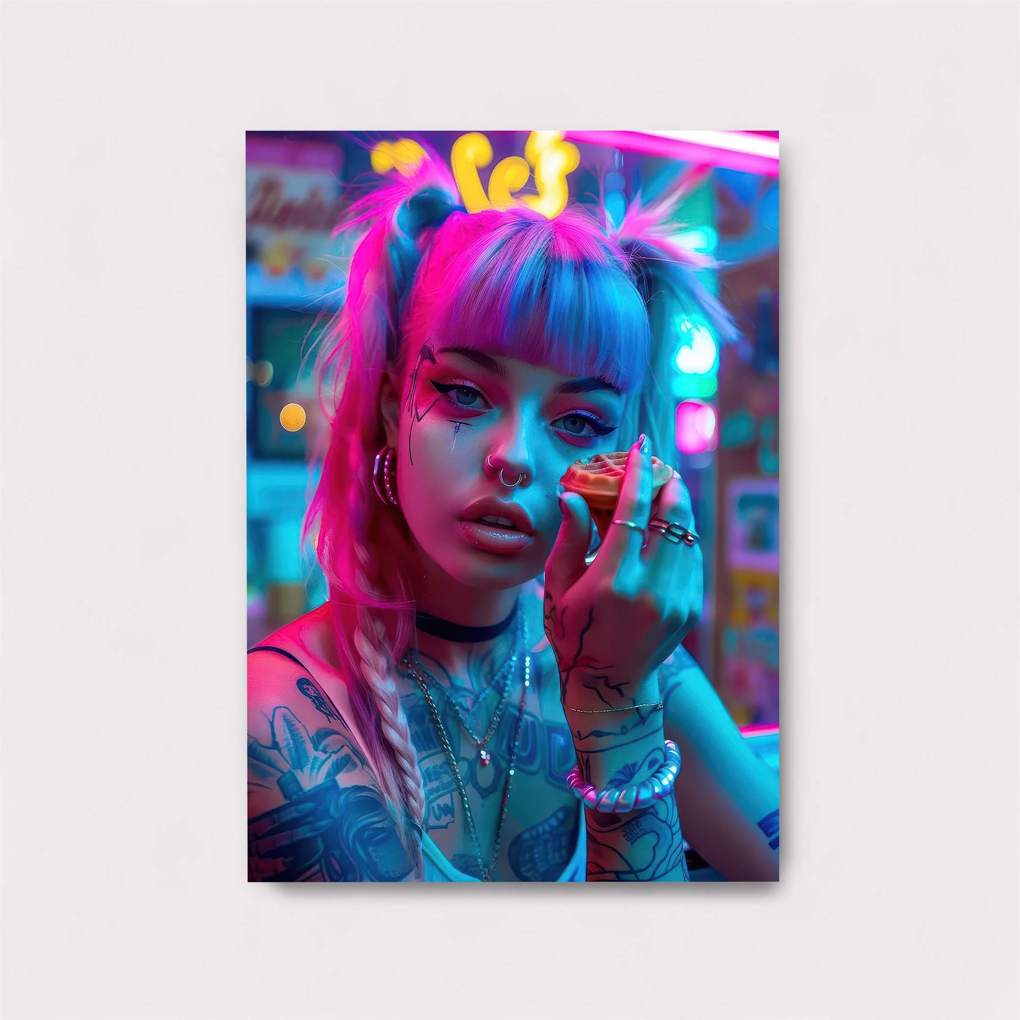 Neon Rebel Safe Wall Magnetic / M