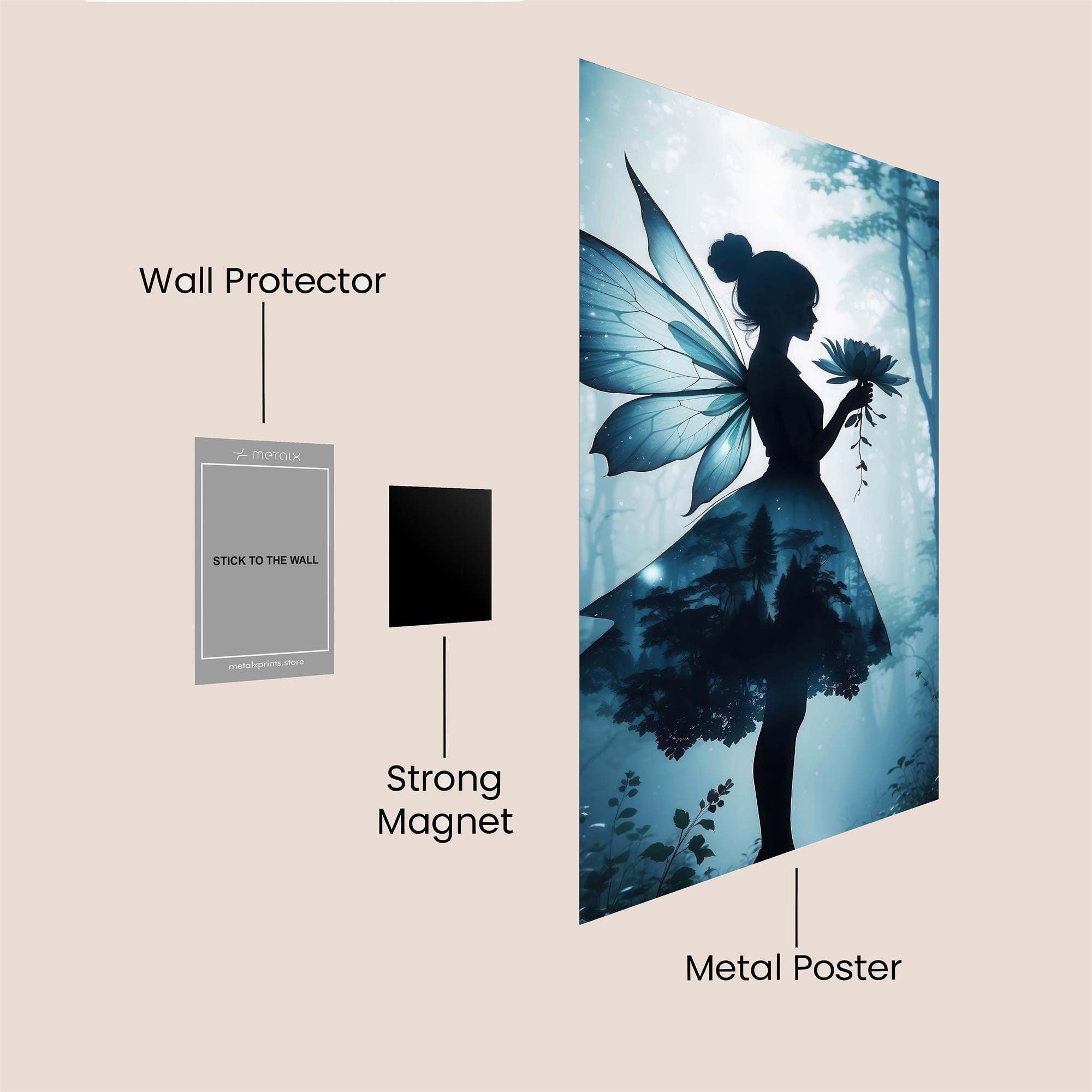 Fairy Enchanting Safe Wall Magnetic / M