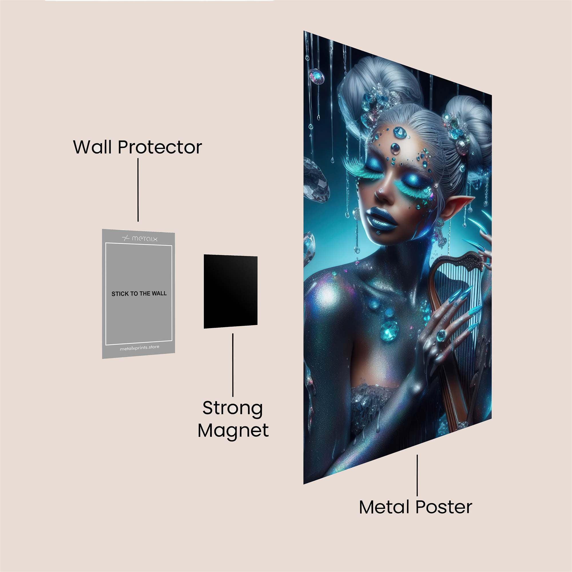 Frost Enchantress Safe Wall Magnetic / M