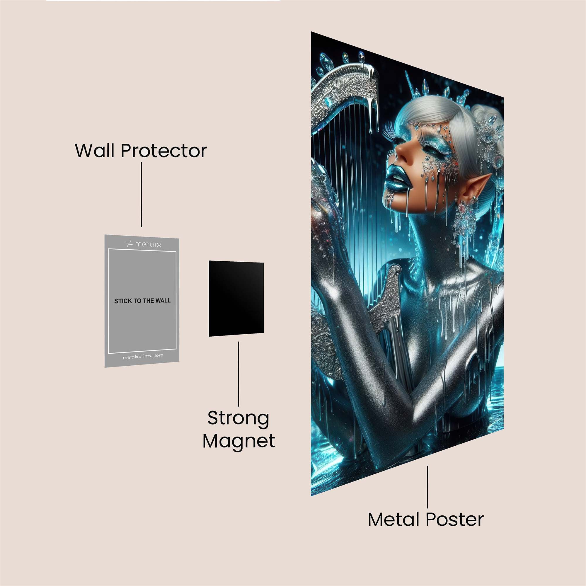 Elven Enchantment Safe Wall Magnetic / M