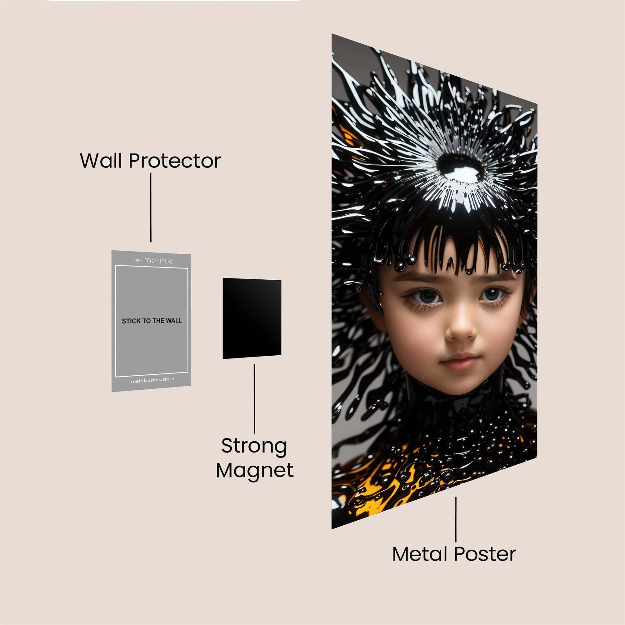 Sunburst Majesty Safe Wall Magnetic / M
