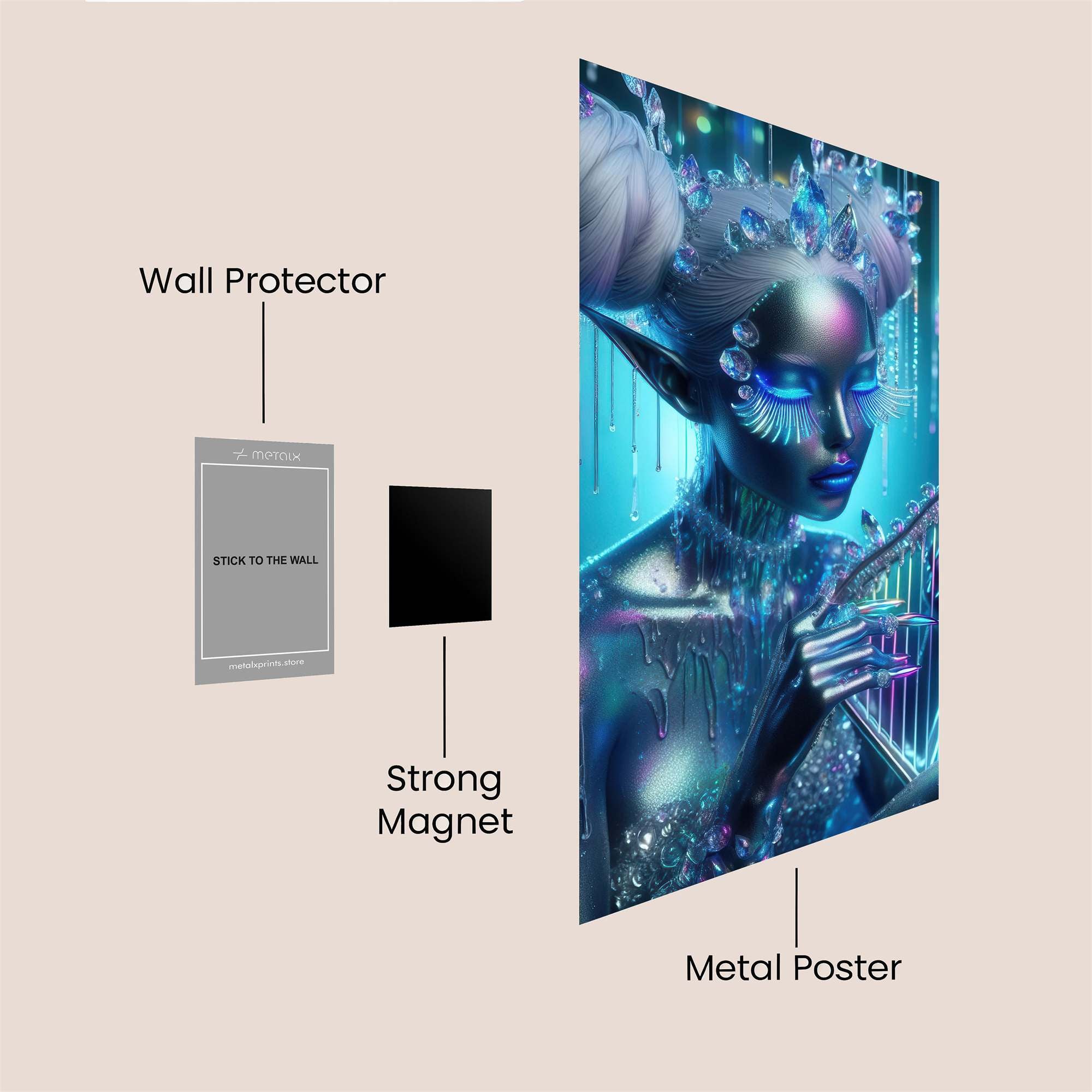 Elven Serenity Safe Wall Magnetic / M