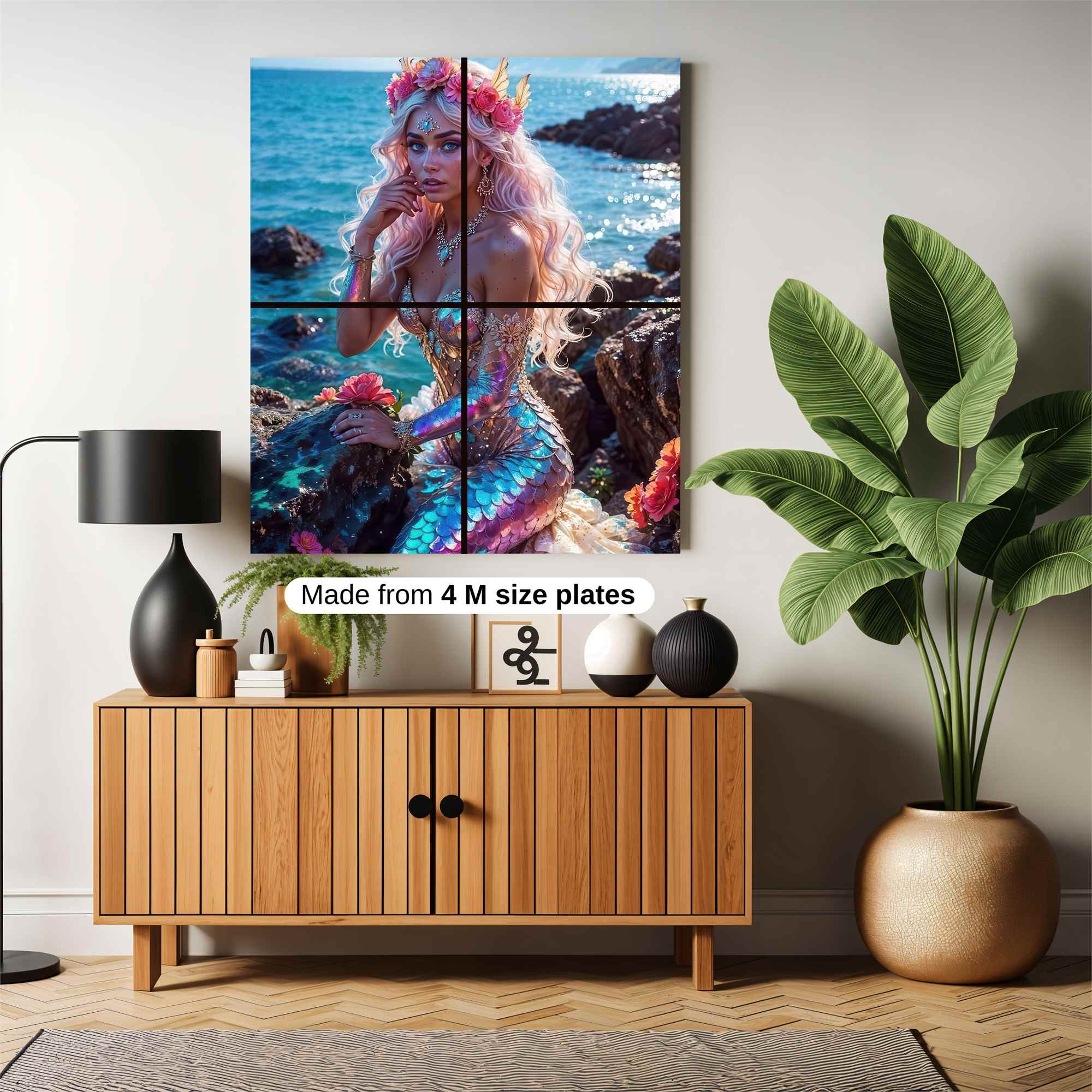Mermaid Dream Safe Wall Magnetic / M
