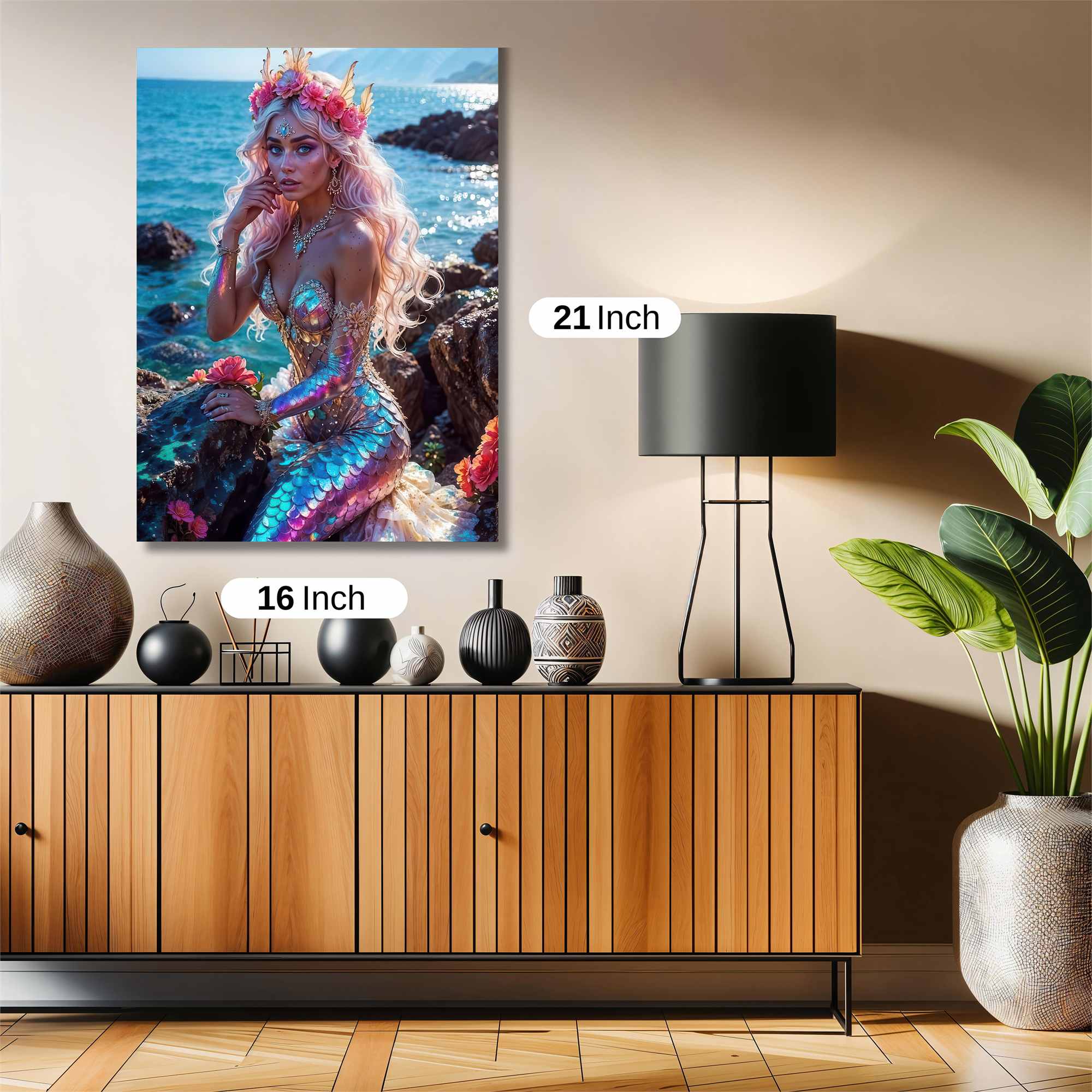 Mermaid Dream Safe Wall Magnetic / M