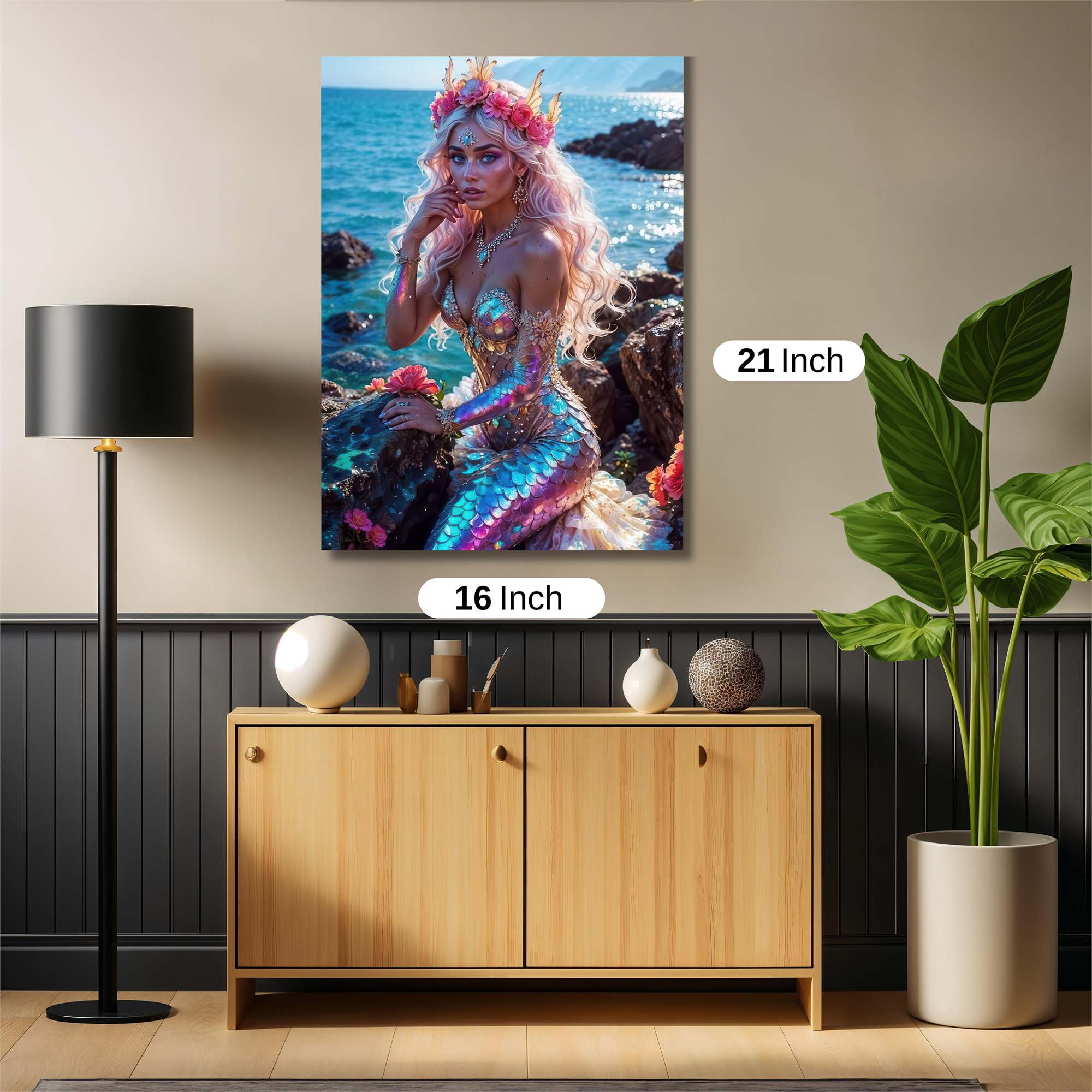 Mermaid Dream Safe Wall Magnetic / M